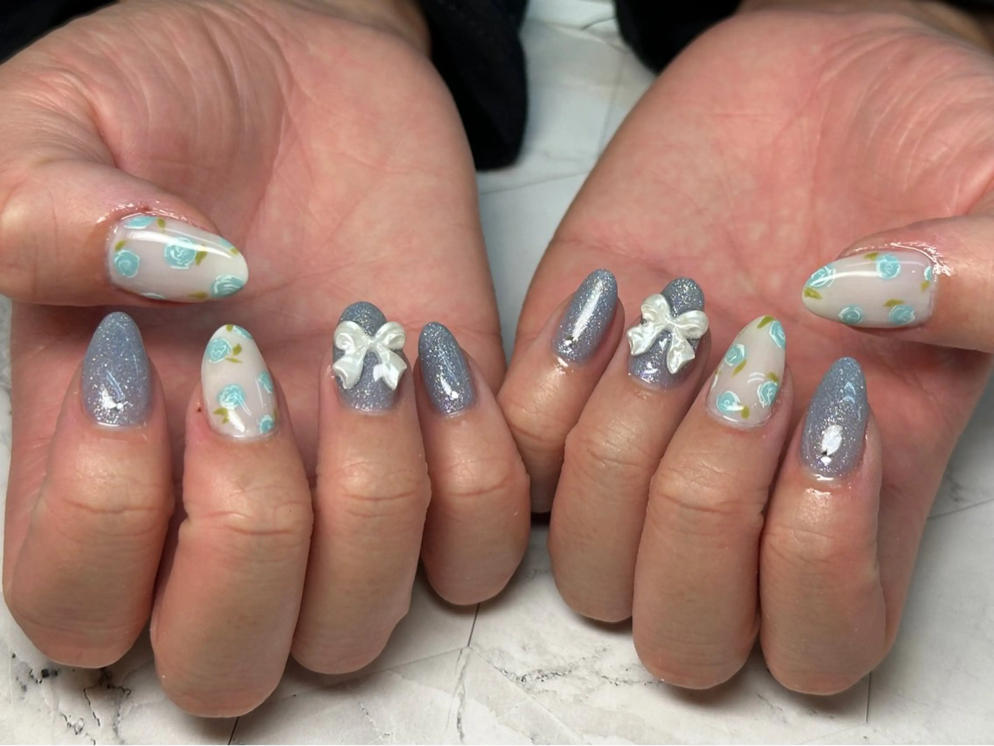 ネイル ハンドネイル Queennail 北堀江AYAのネイルデザイン