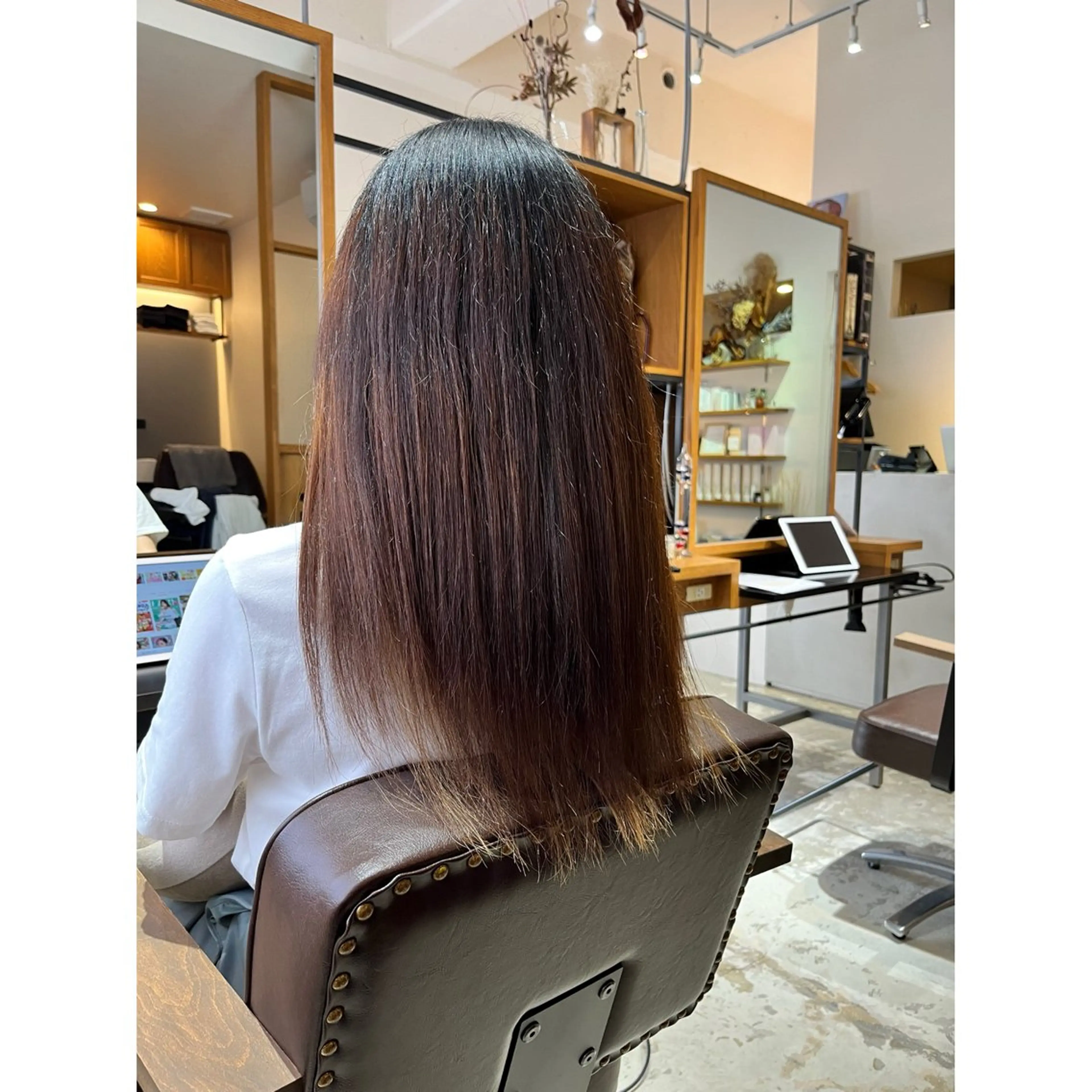 ロング カット 喜友名洸季 anoneのヘアスタイル