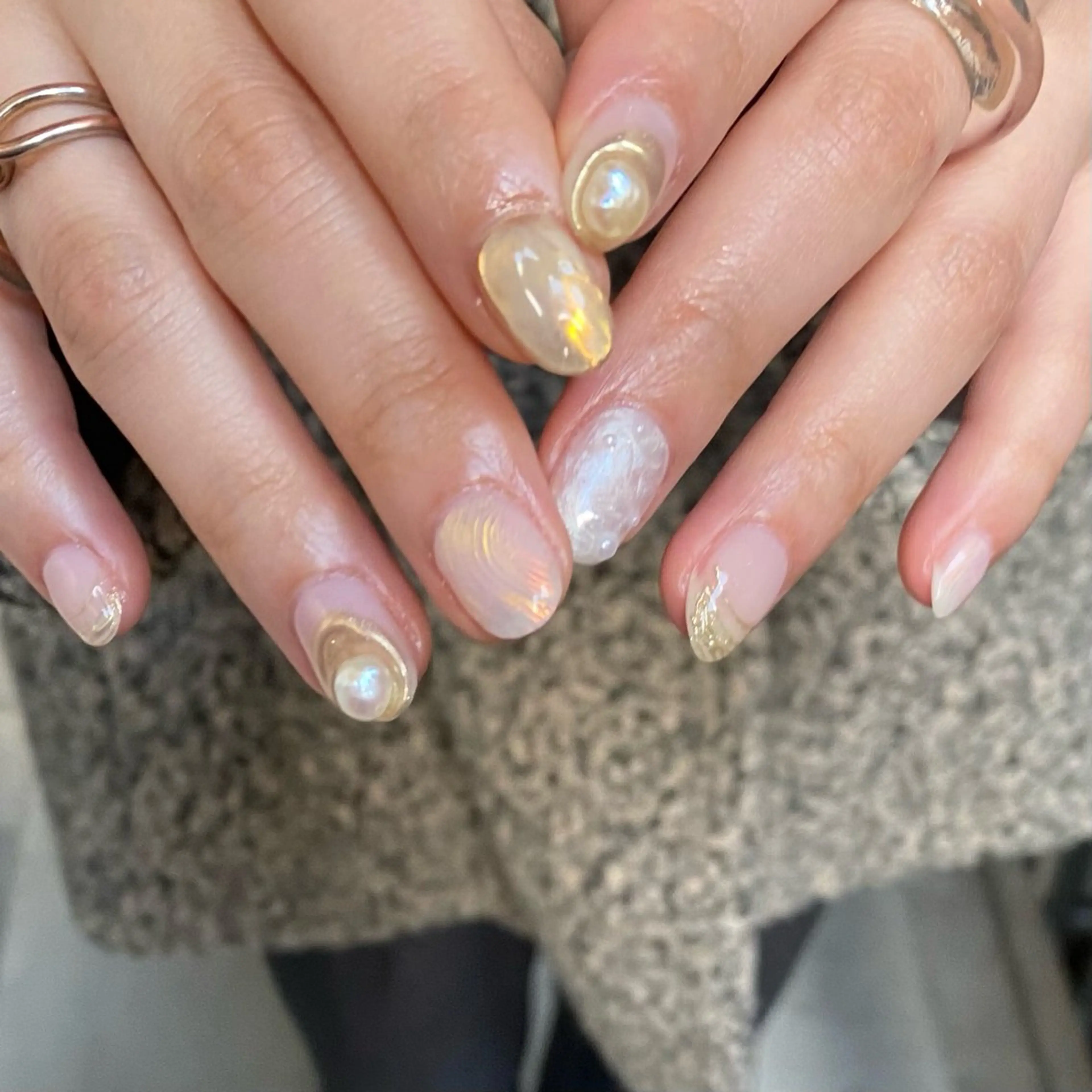 ネイル 持ち込み 濵田 実沙/Manonのネイルデザイン