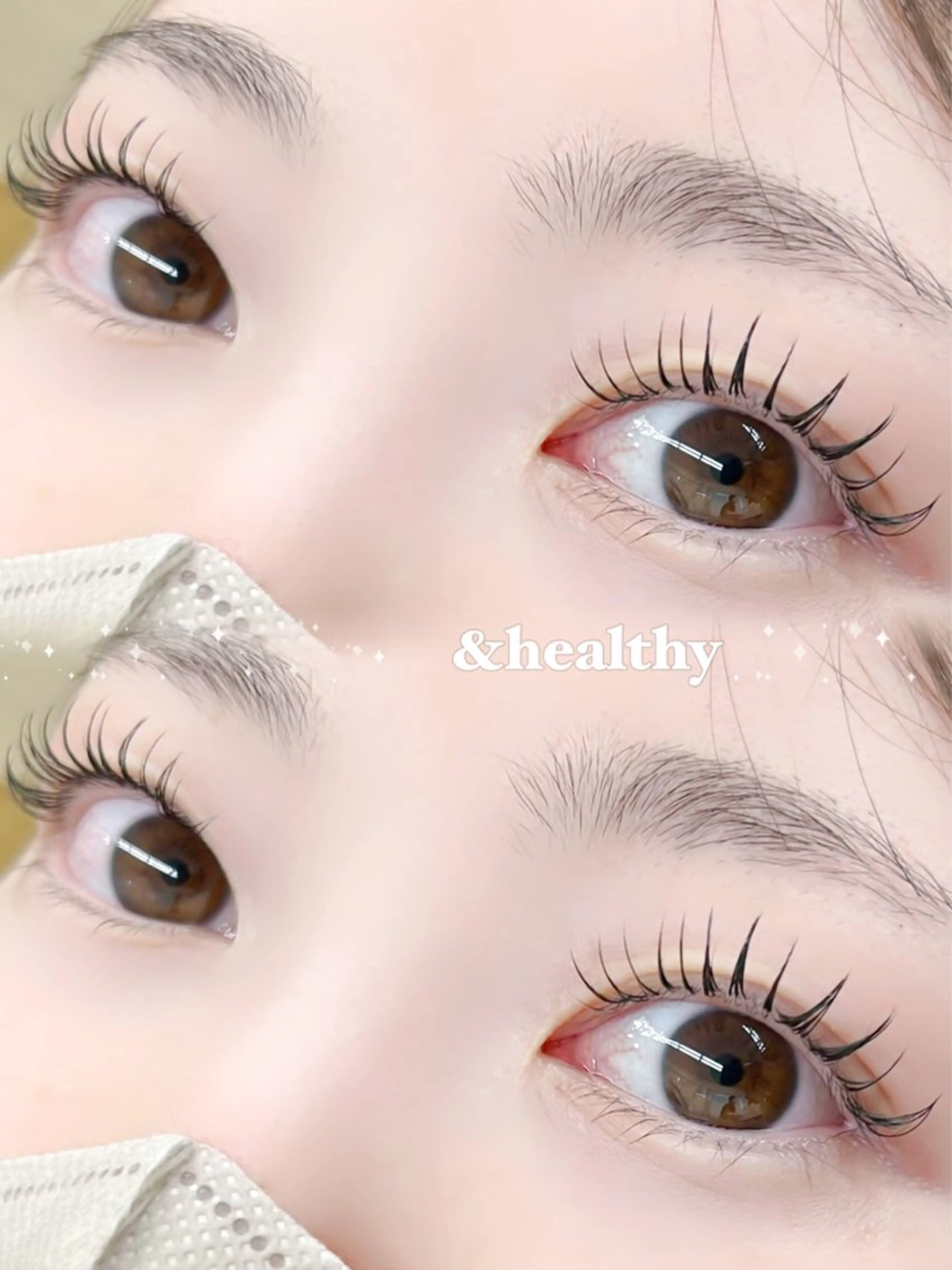🎀&healthy🎀最先端技術✨エクステダブルラッシュ80束×まつ毛パーマ上🫶[後楽園・春日・水道橋]の写真
