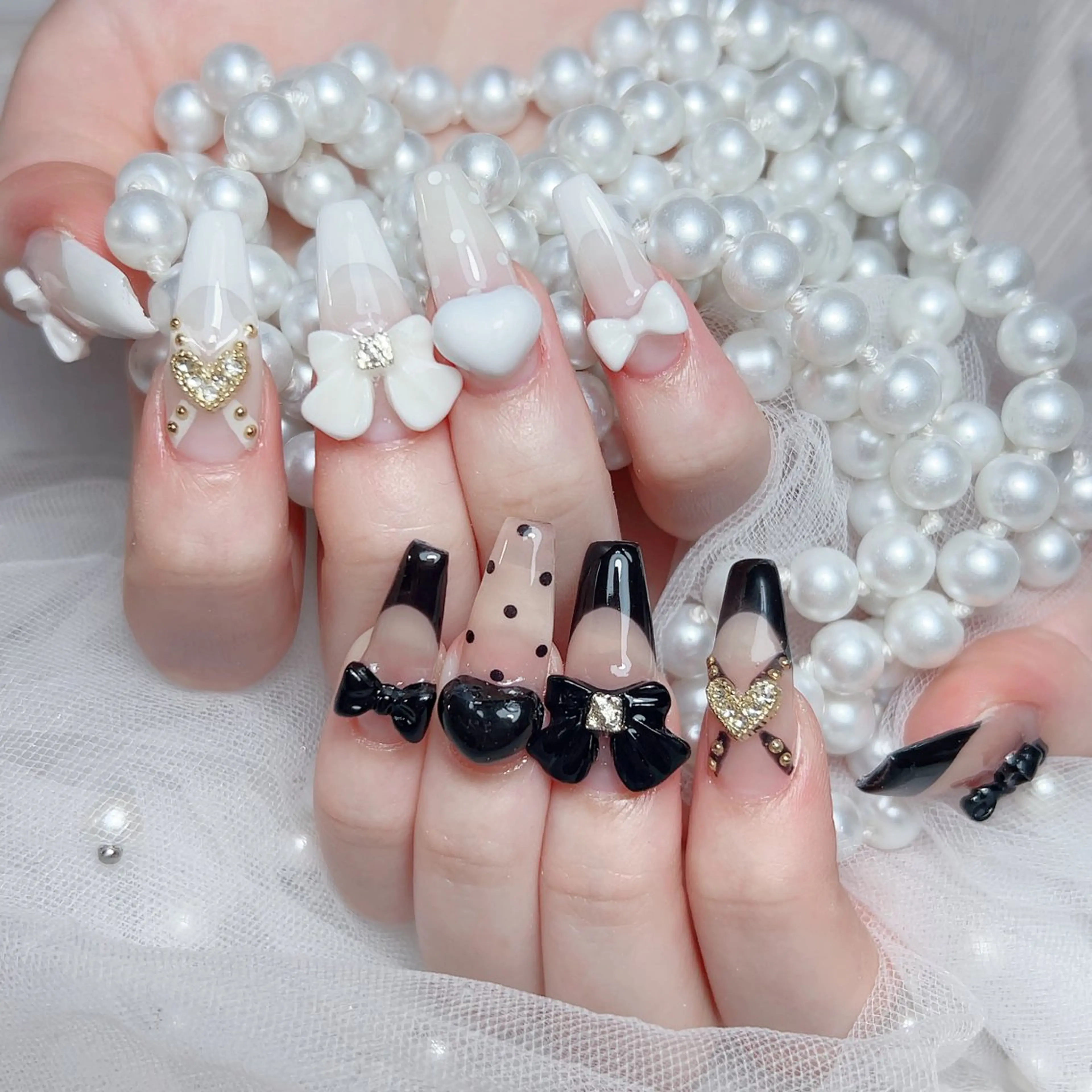 ネイル ハンドネイル M🌷nail 長さだし専門店のネイルデザイン