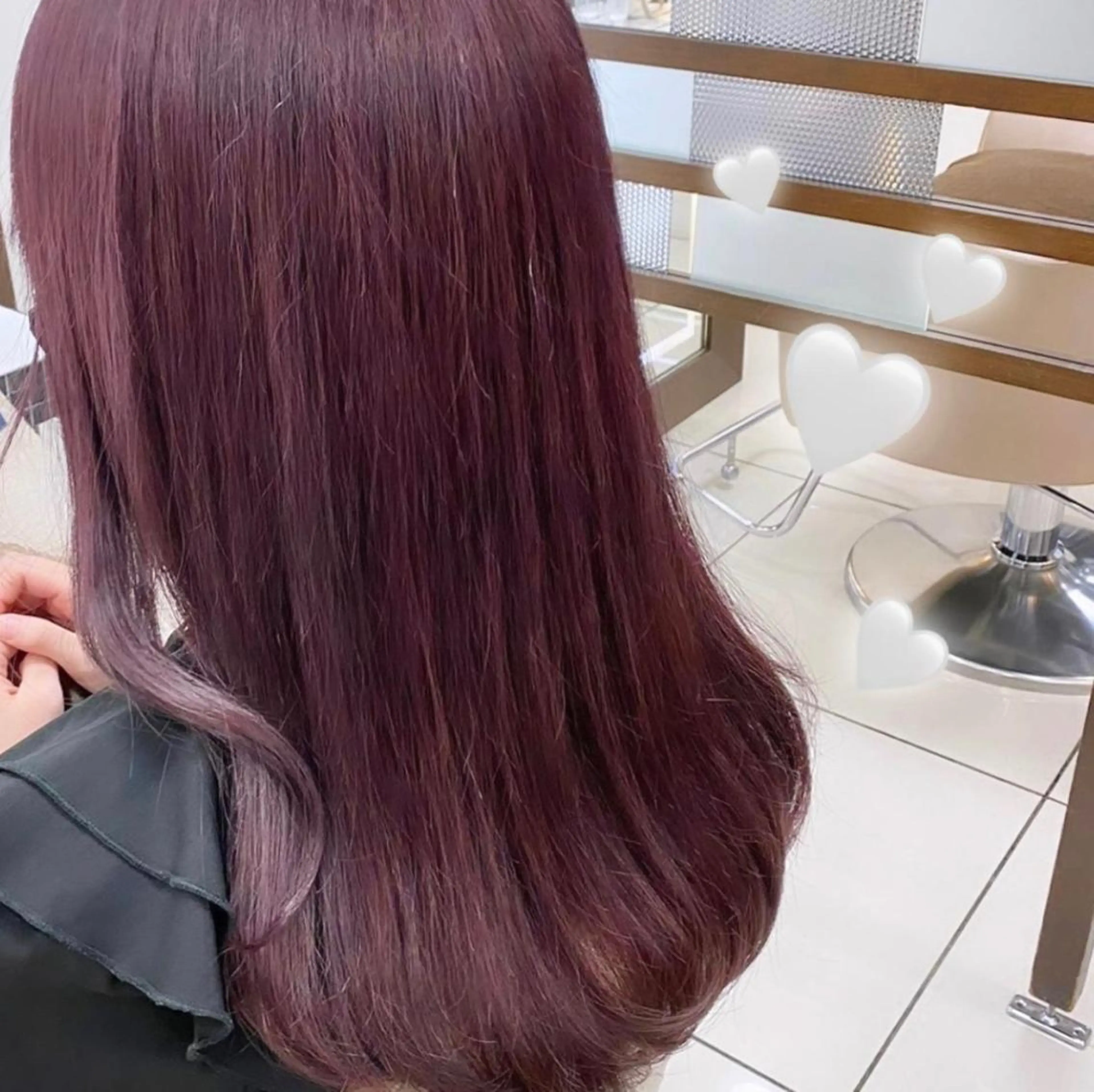 ロング カラー ヘアカラー エクステ指名数 No.1💖ゆい🌈のヘアスタイル