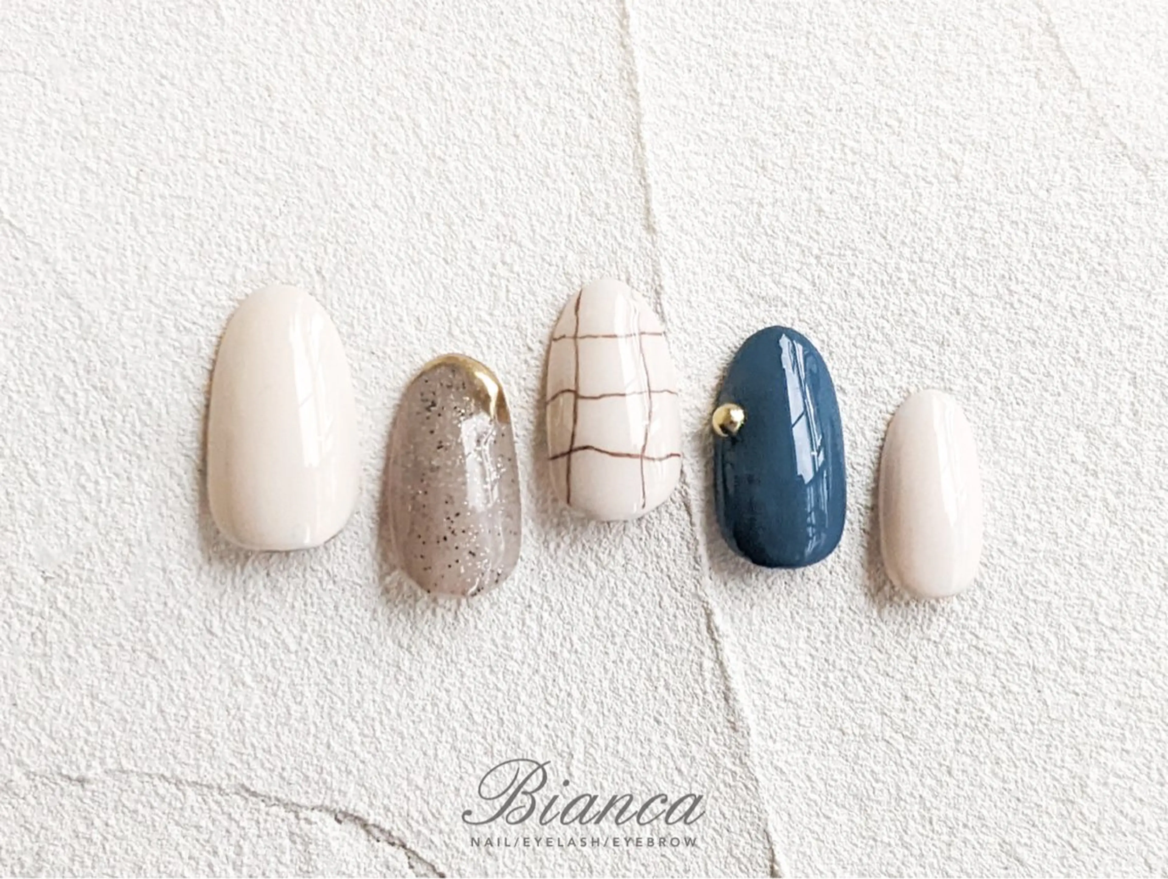 ネイル ハンドネイル Bianca栄店 みさと店長のネイルデザイン