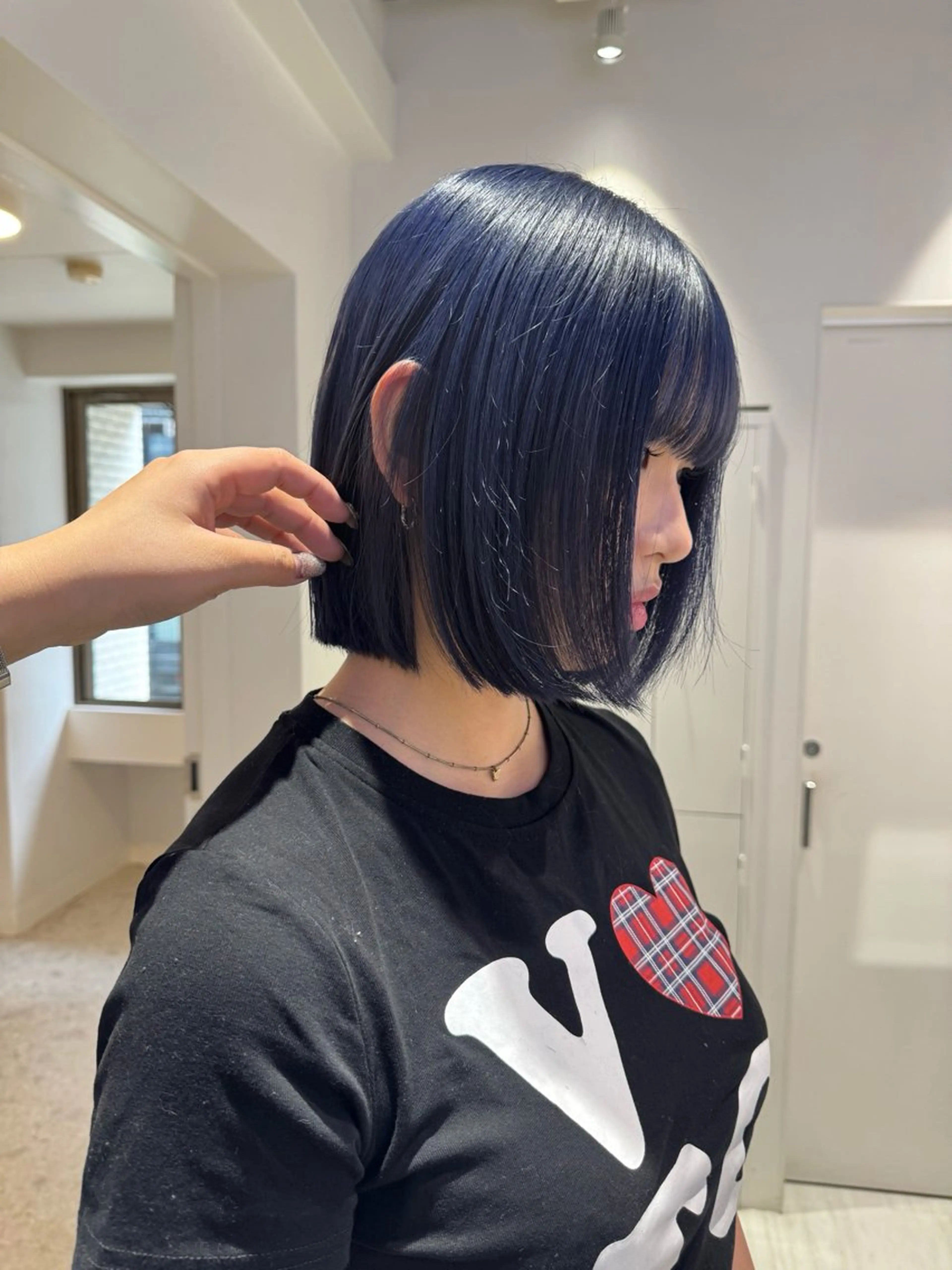 ショート カラー ボブ カット ヘアカラー トリートメント icon所属・Ami/透明感カラー /ボブ/レイヤーのヘアスタイル