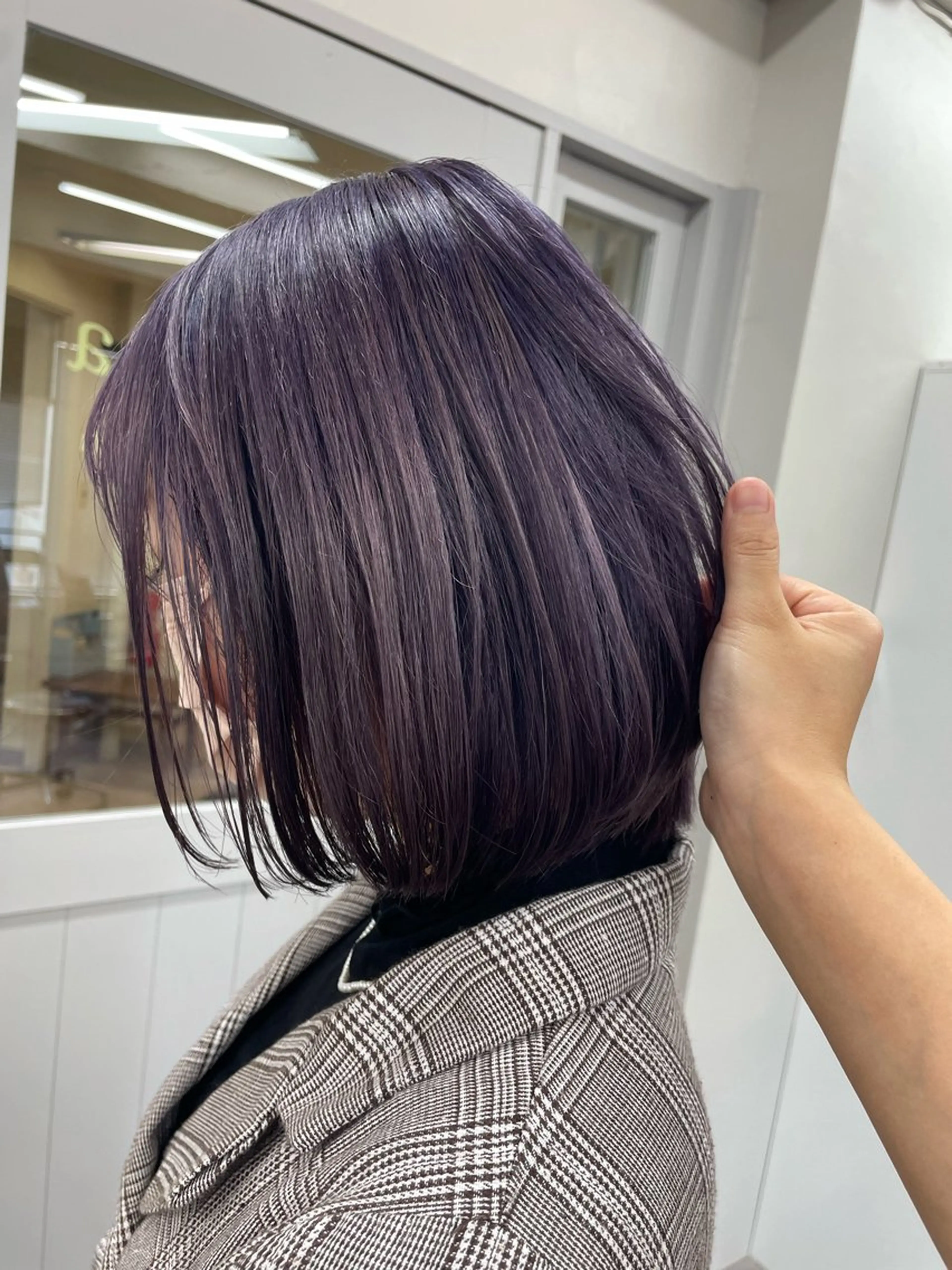 ミディアム カラー ヘアカラー 🌸柔らかハイトーン 🧃Shionのヘアスタイル