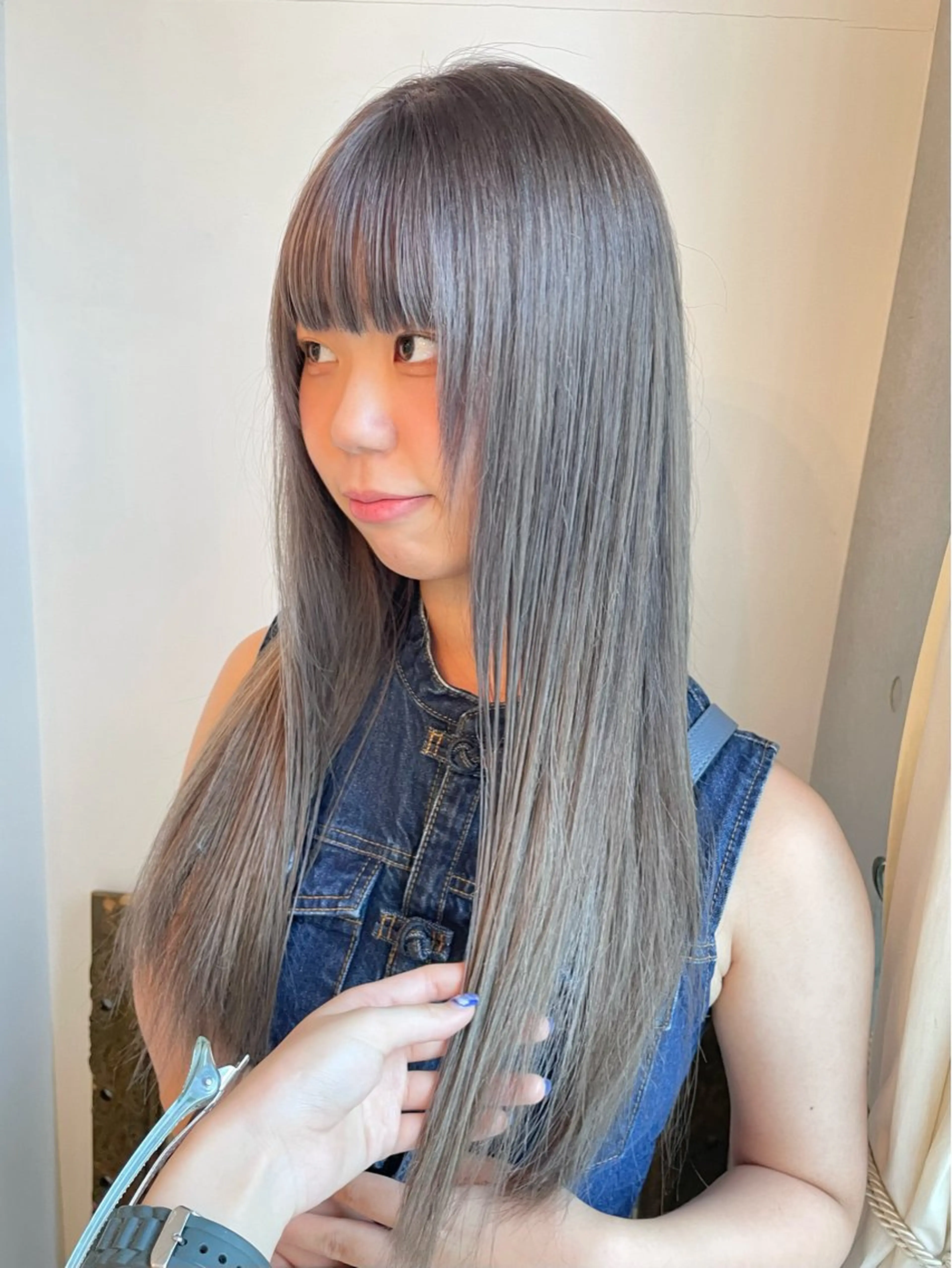 ロング カラー 透明感カラー ショート/ブリーチ mizuki🐋のヘアスタイル