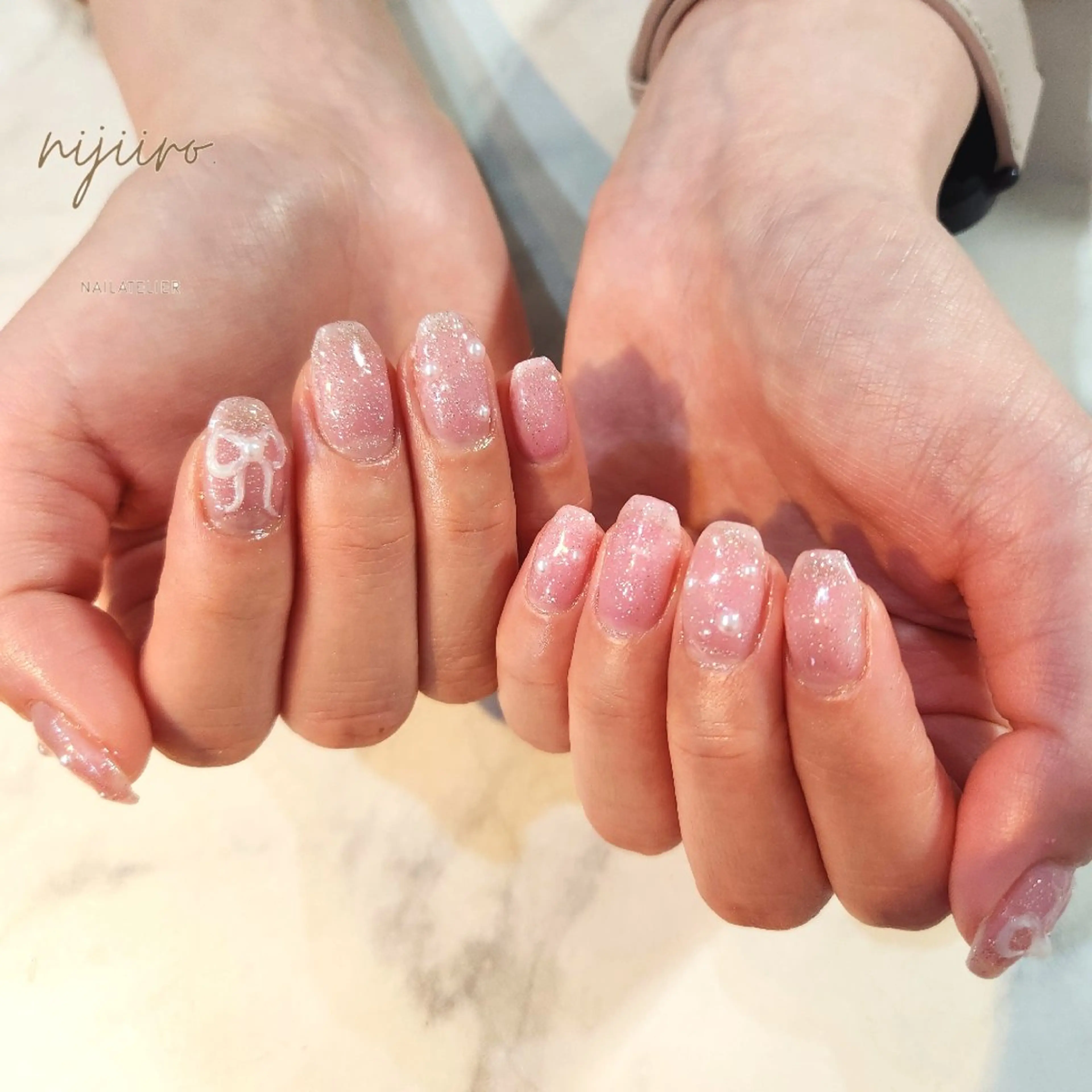 ネイル ハンドネイル nailatelier nijiiro.所属・nijiiro🌈 サトウのネイルデザイン
