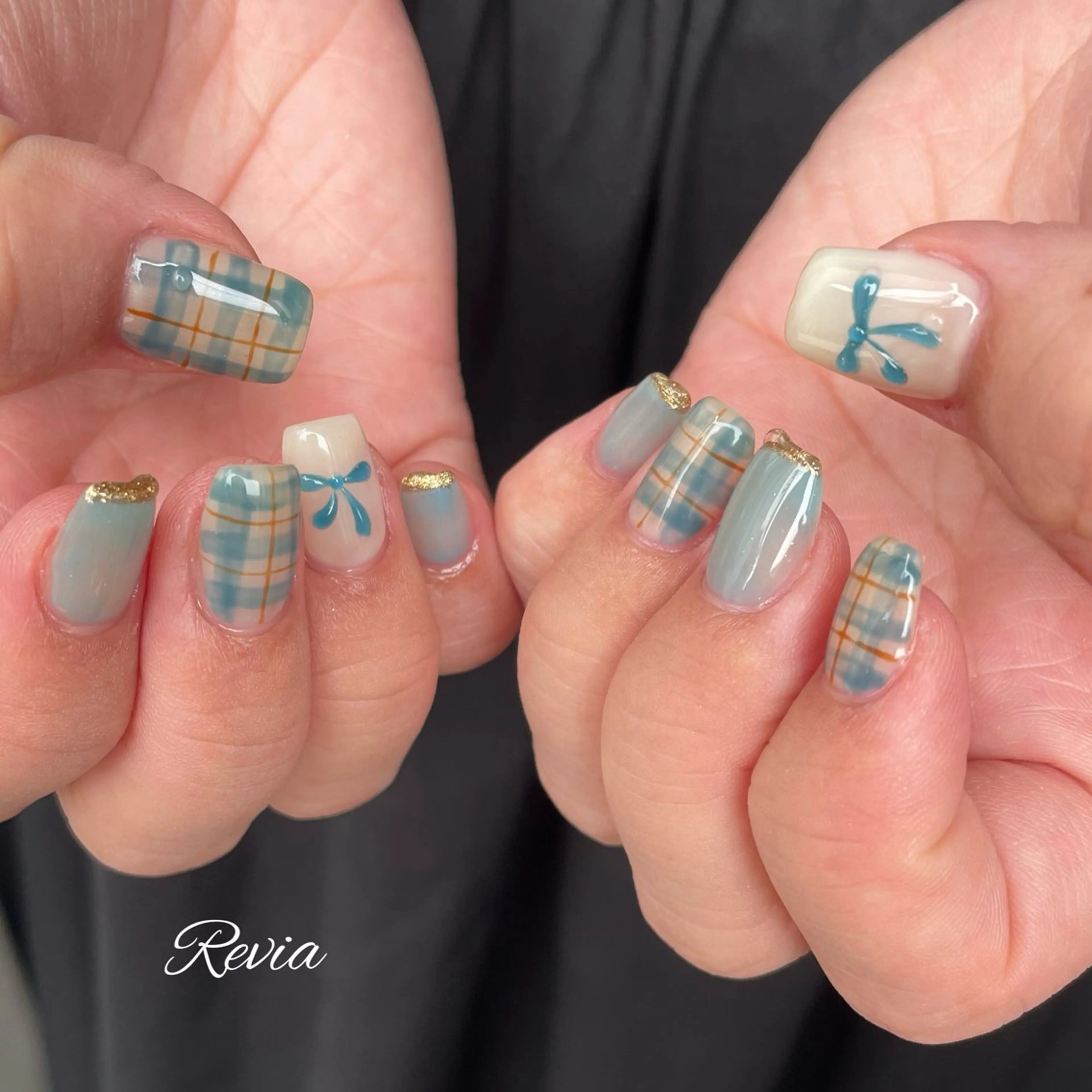 ネイル ハンドネイル revia所属・ERI Nailistのネイルデザイン