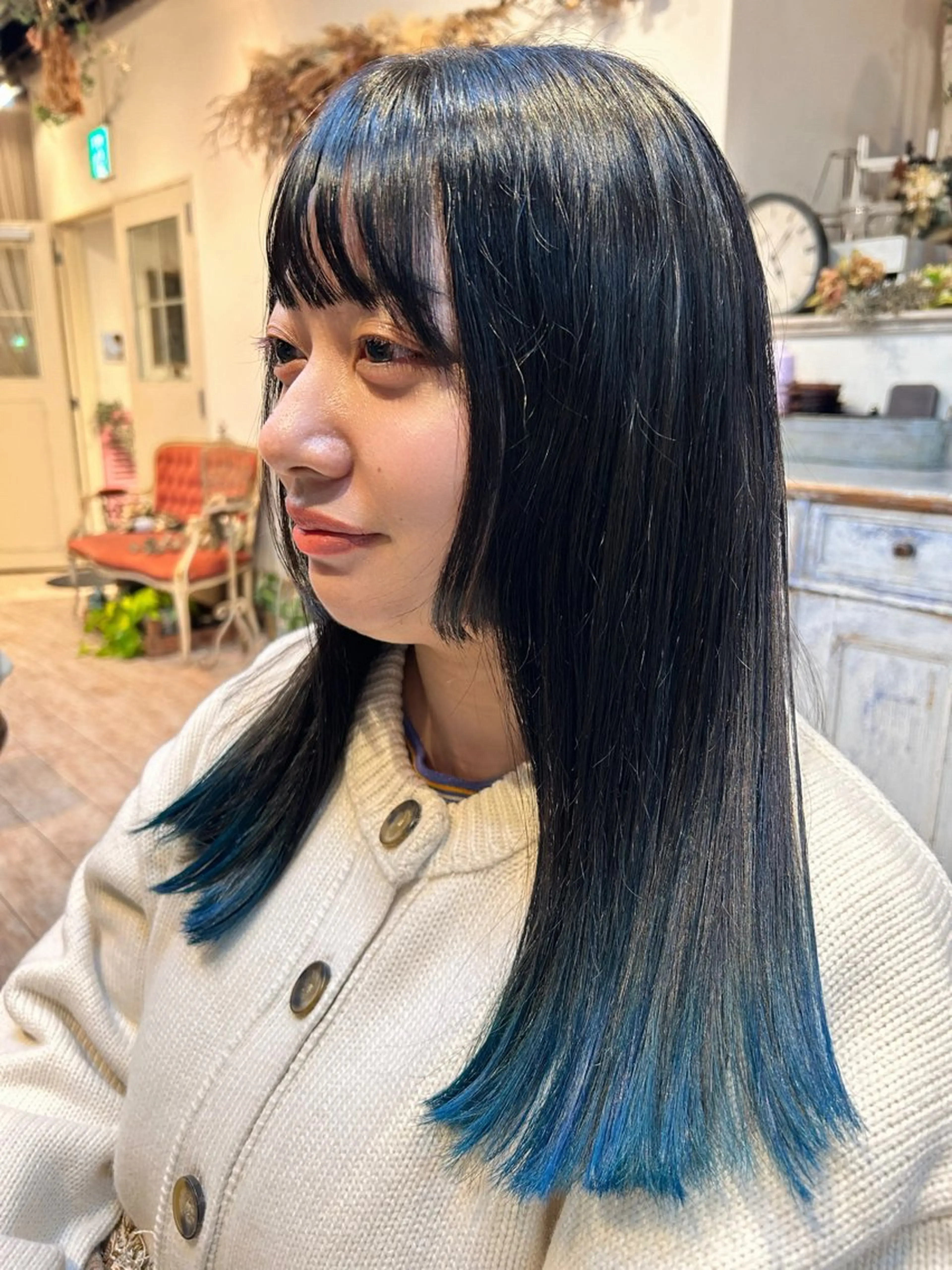 セミロング カット ヘアカラー トリートメント 🌷nanase🌷 gally hairのヘアスタイル