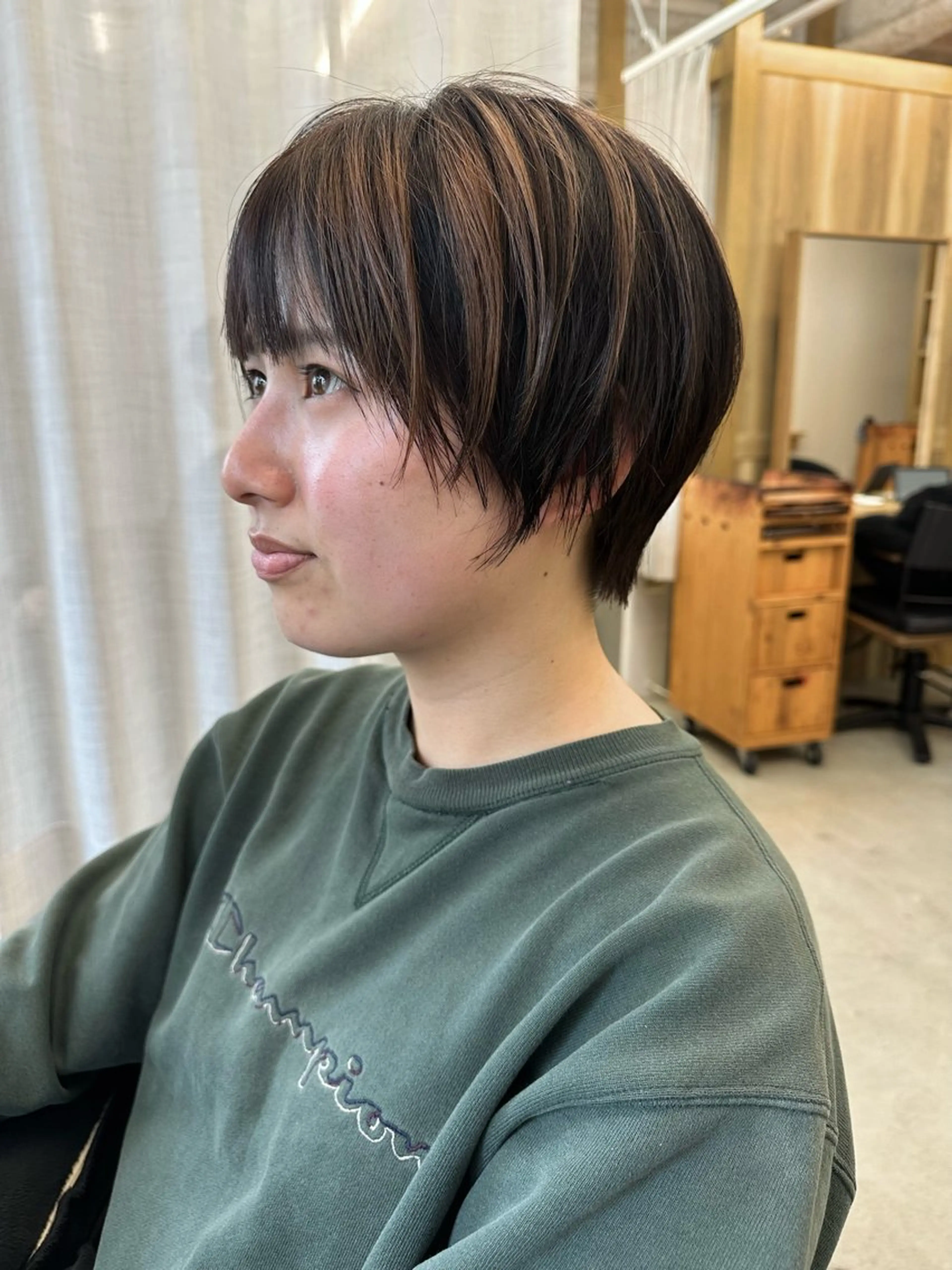 ショート カラー カット ヘアカラー トリートメント lelu所属・lelu / 佐々木のヘアスタイル
