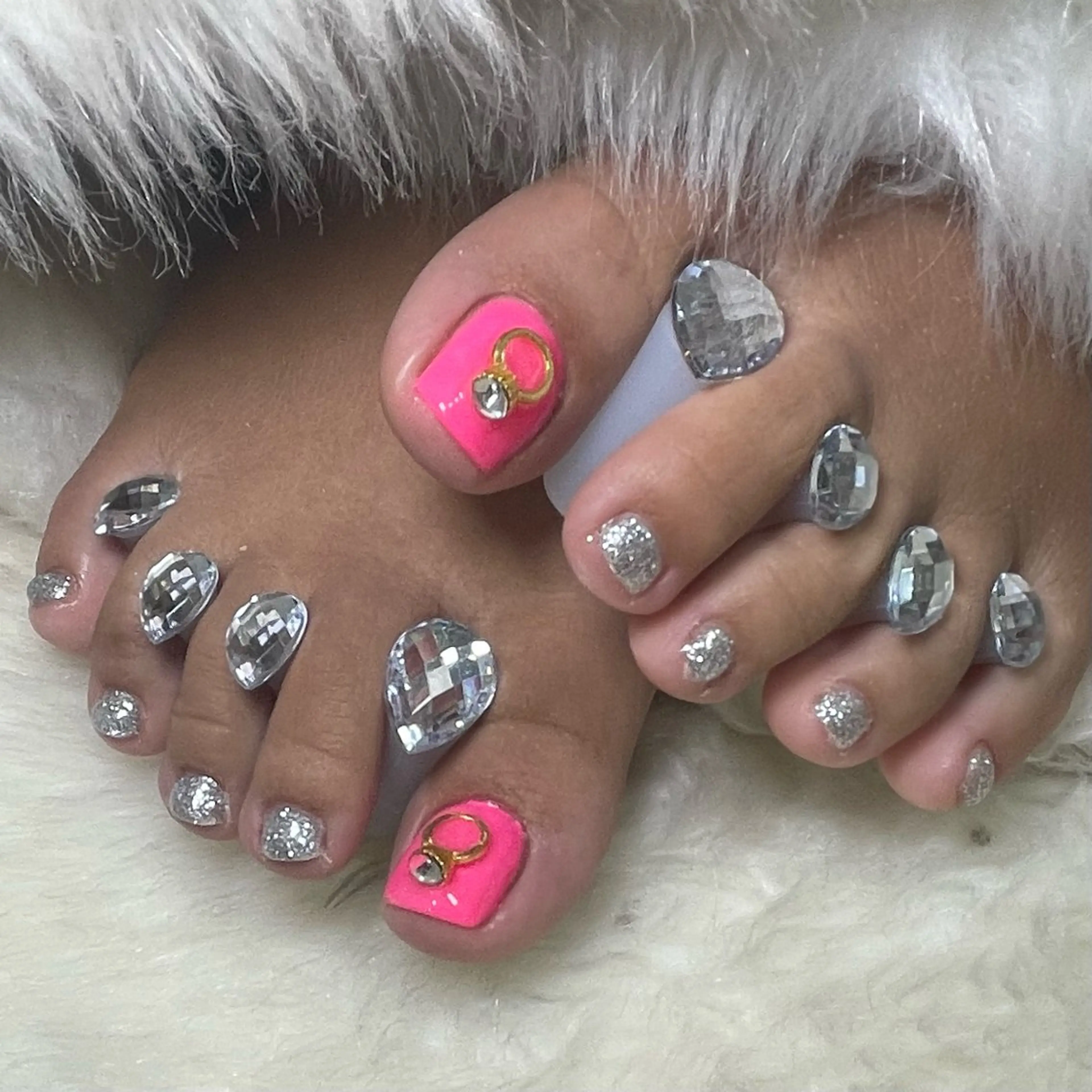 ネイル フットネイル 黒川 実祐のネイルデザイン