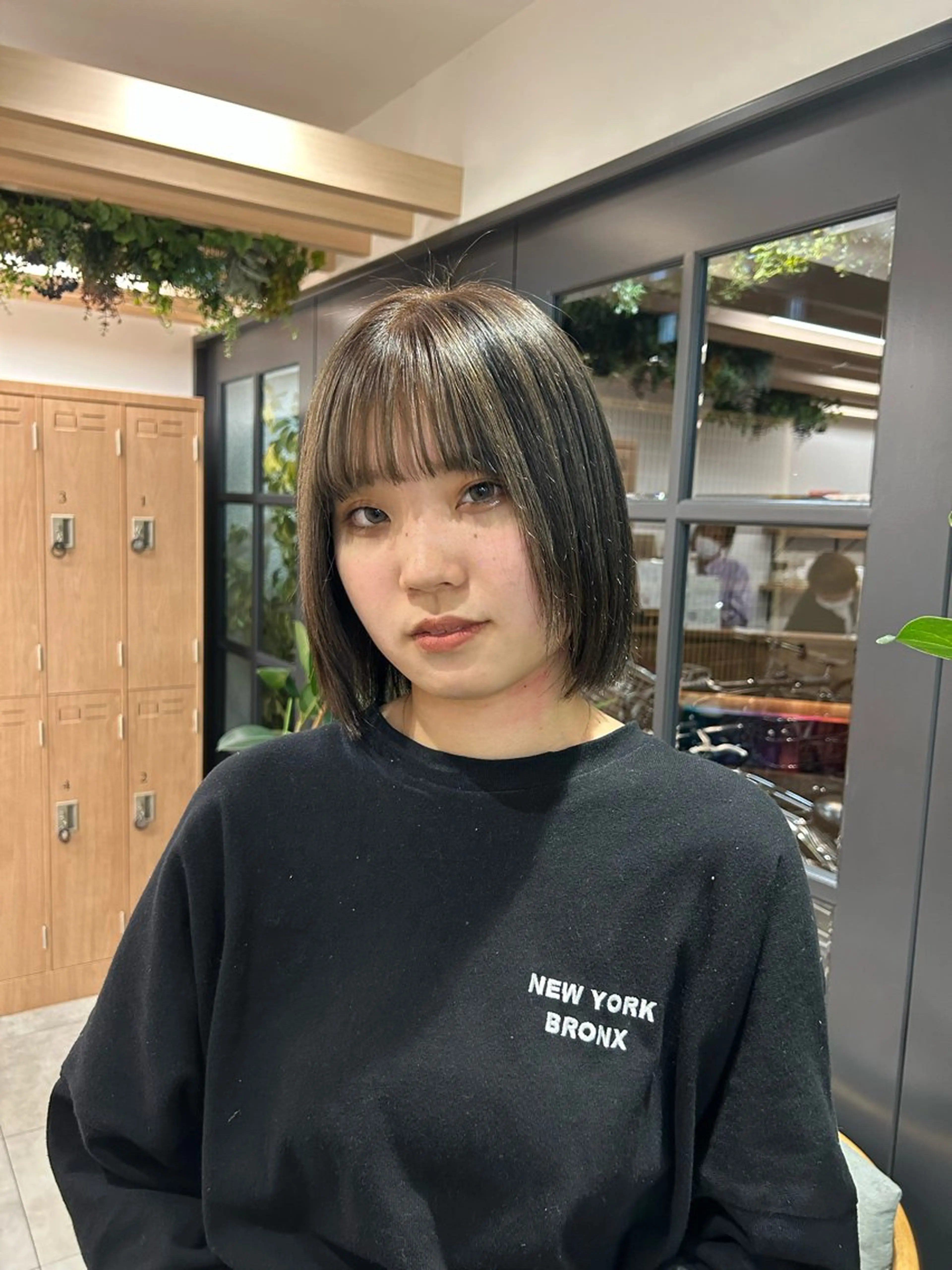 ミディアム カラー ヘアカラー 🍒透明感カラー mutsuki🍒のヘアスタイル