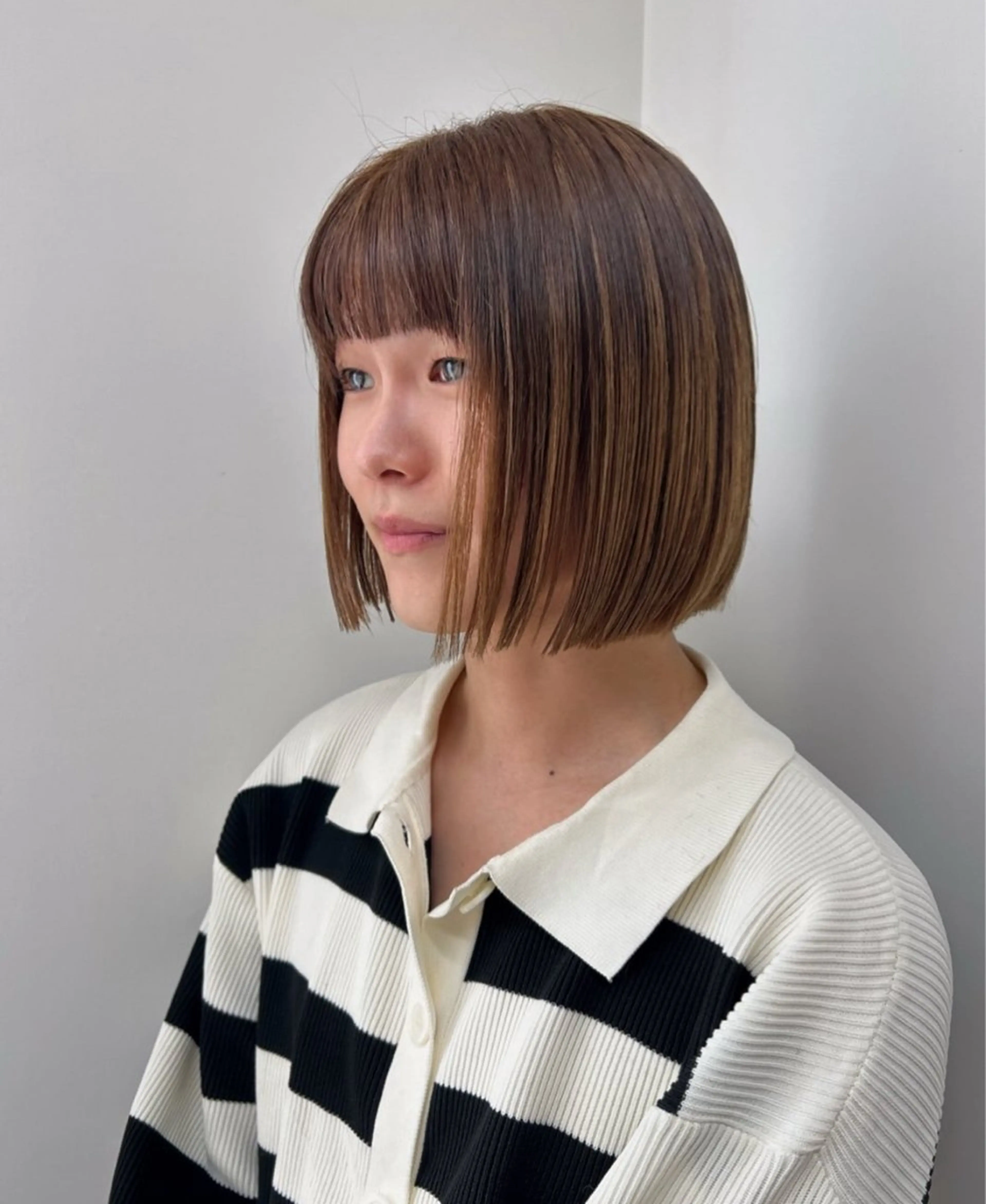 ショート カラー カット 縮毛矯正 トリートメント 伶風/レイヤー /ボブ/透明感カラーのヘアスタイル