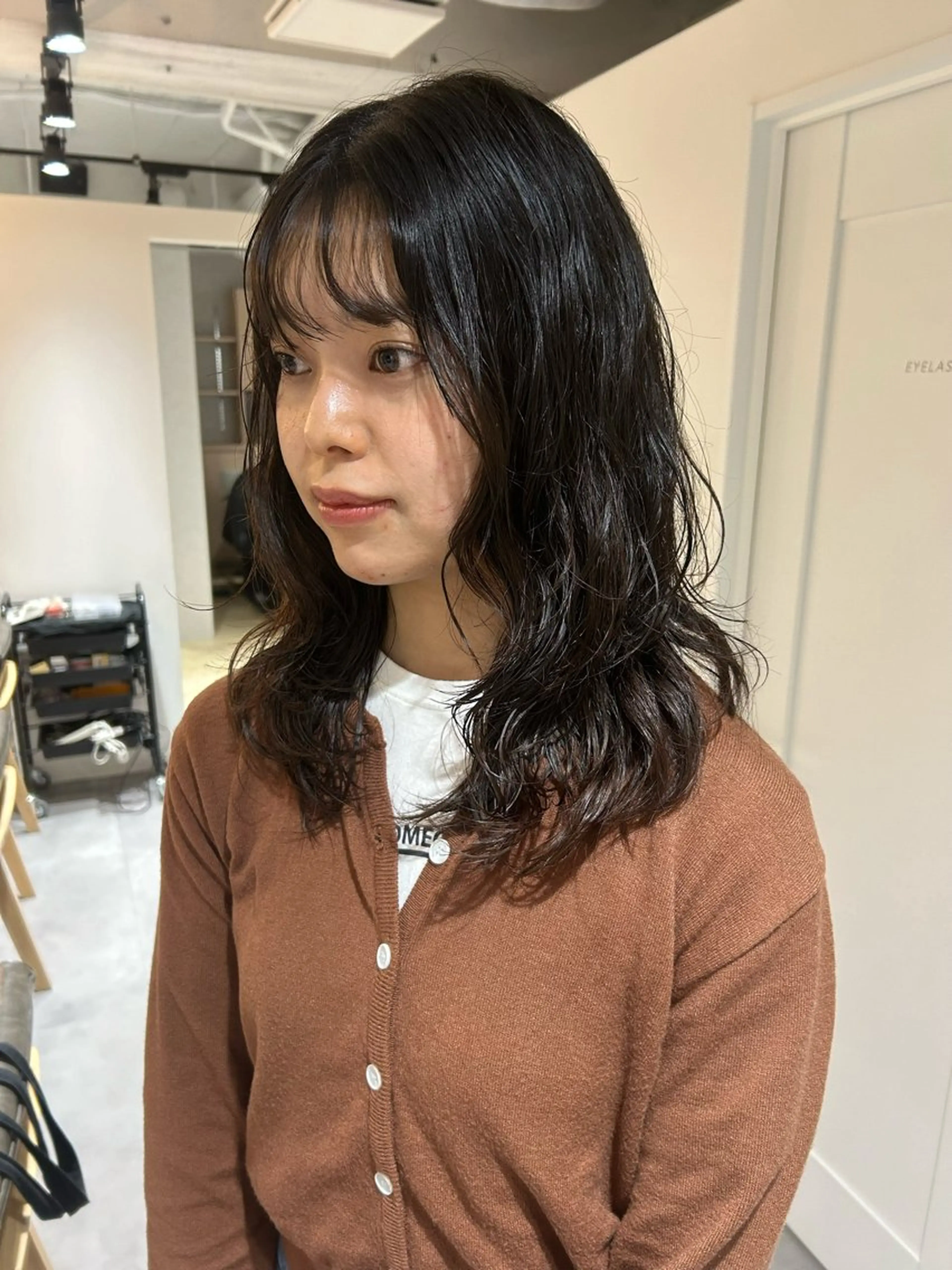 ミディアム パーマ ミディアムパーマ デジタルパーマ ニュアンスパーマ ニュアンスパーマ 🩵patou 中井のヘアスタイル