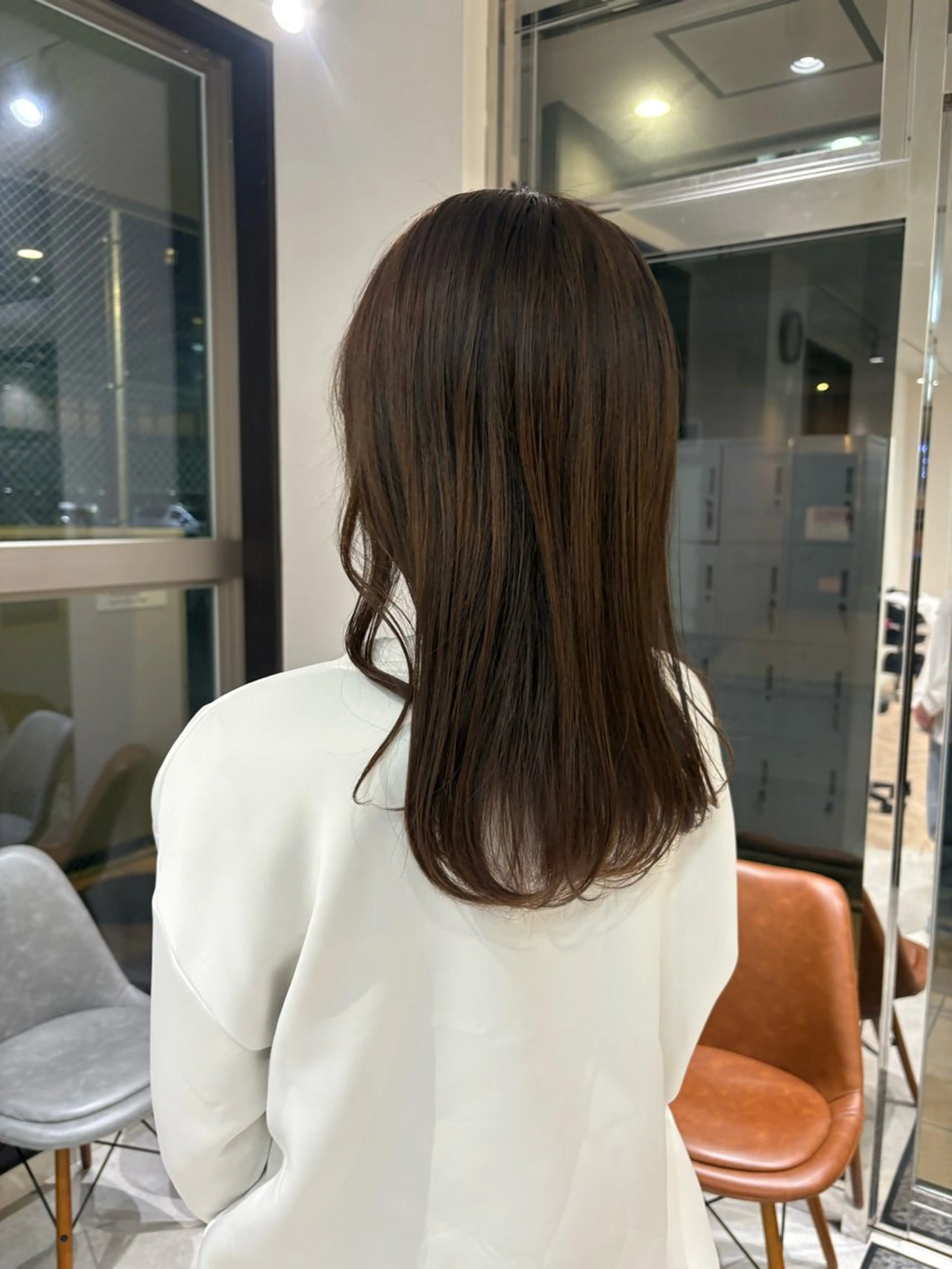 カラー ブルーカラー 透明感カラー ⠀ さおりのヘアスタイル