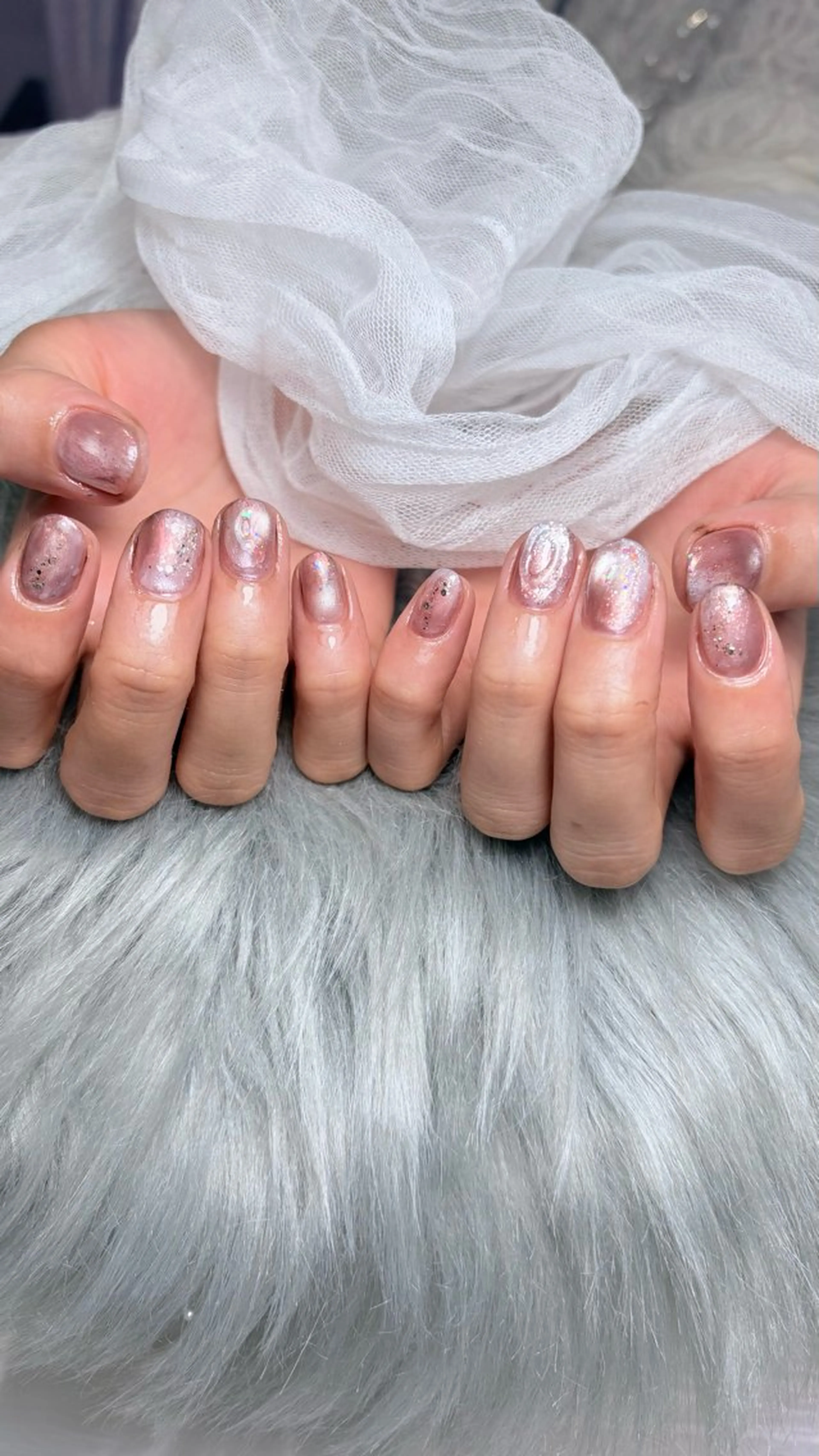 ネイル ハンドネイル ASUKA nail ちゅるん/ニュアンスのネイルデザイン