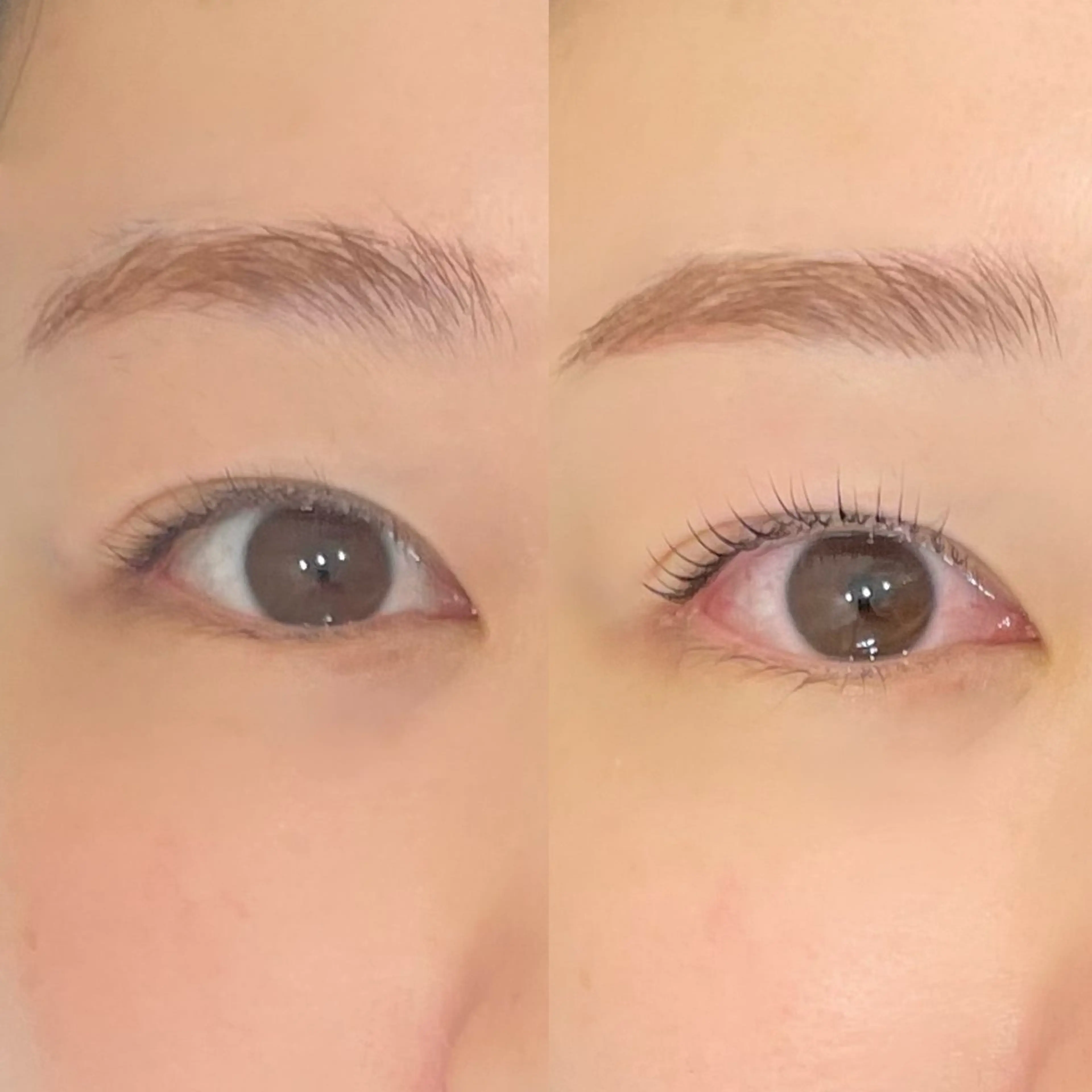 まつ毛パーマ＋眉毛ワックスの写真