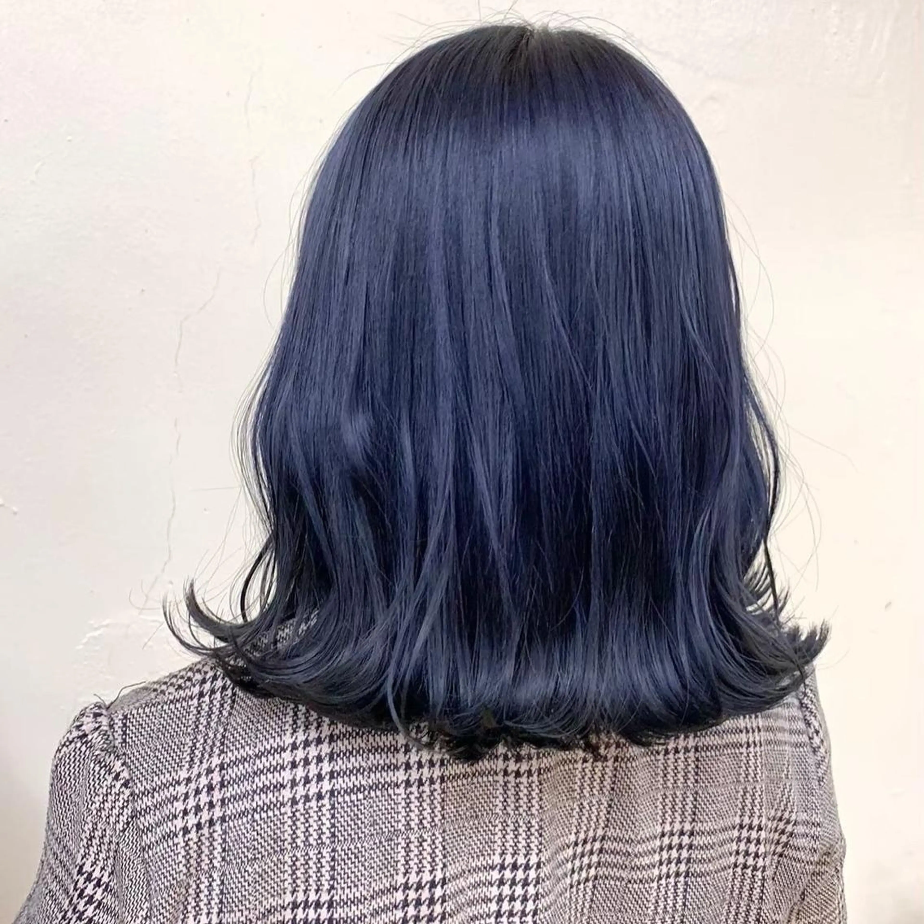 ミディアム ブリーチ✖️ 縮毛LANDのヘアスタイル