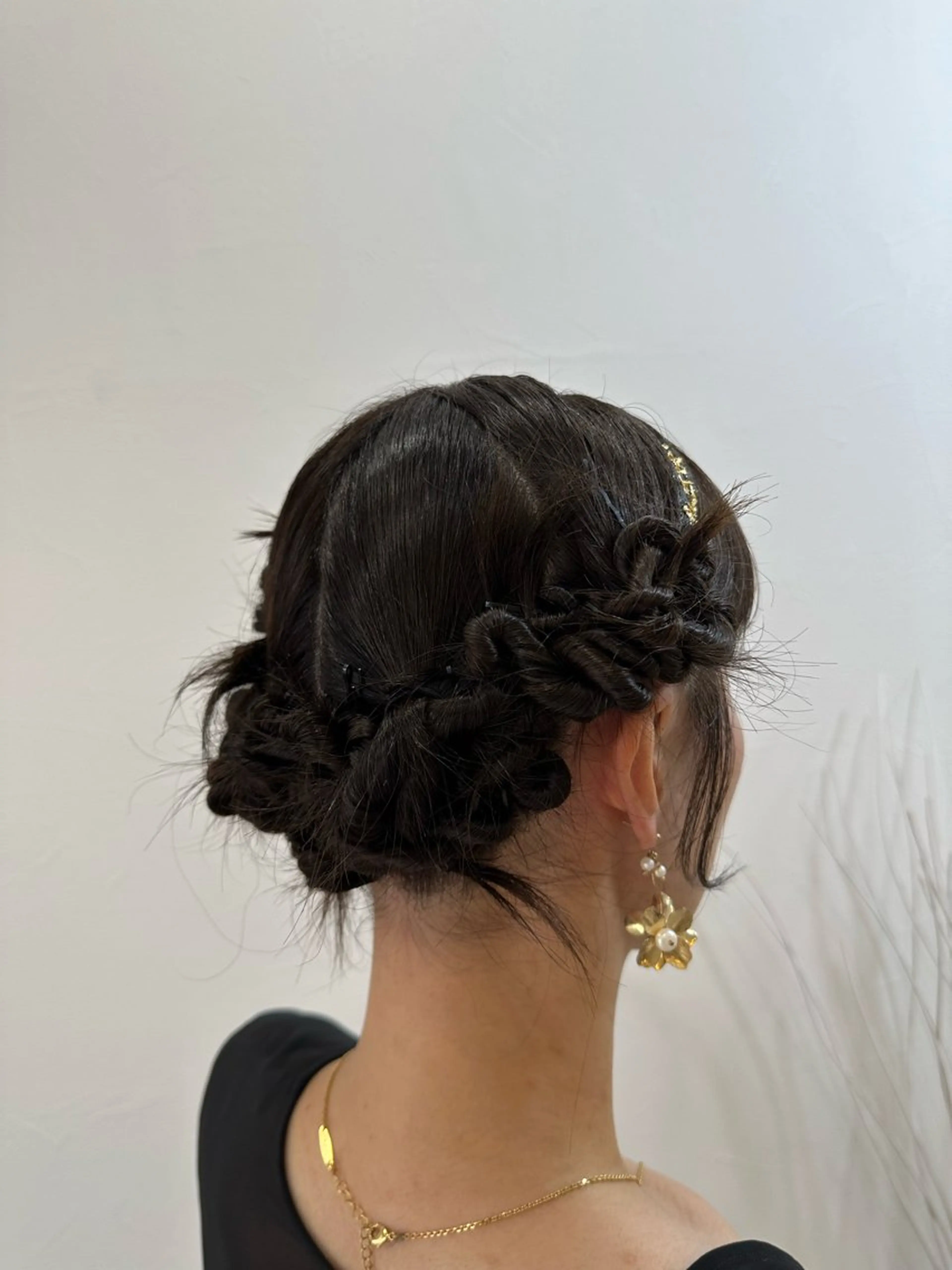 ヘアアレンジ ヘアセット 🎀sakura🎀 韓国/ワンホンのヘアスタイル