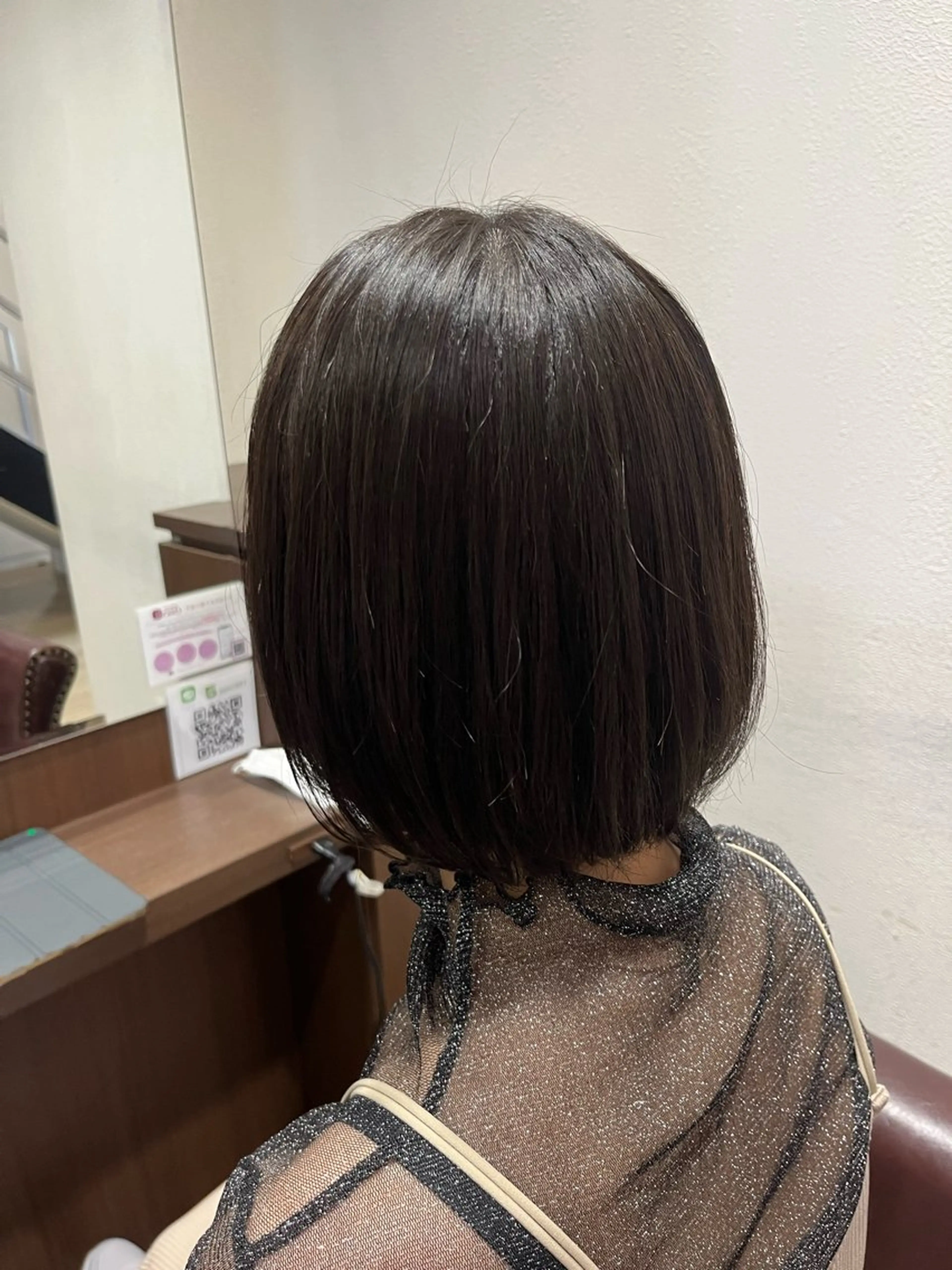 ミディアム 髪質改善 縮毛矯正 松崎 崇のヘアスタイル