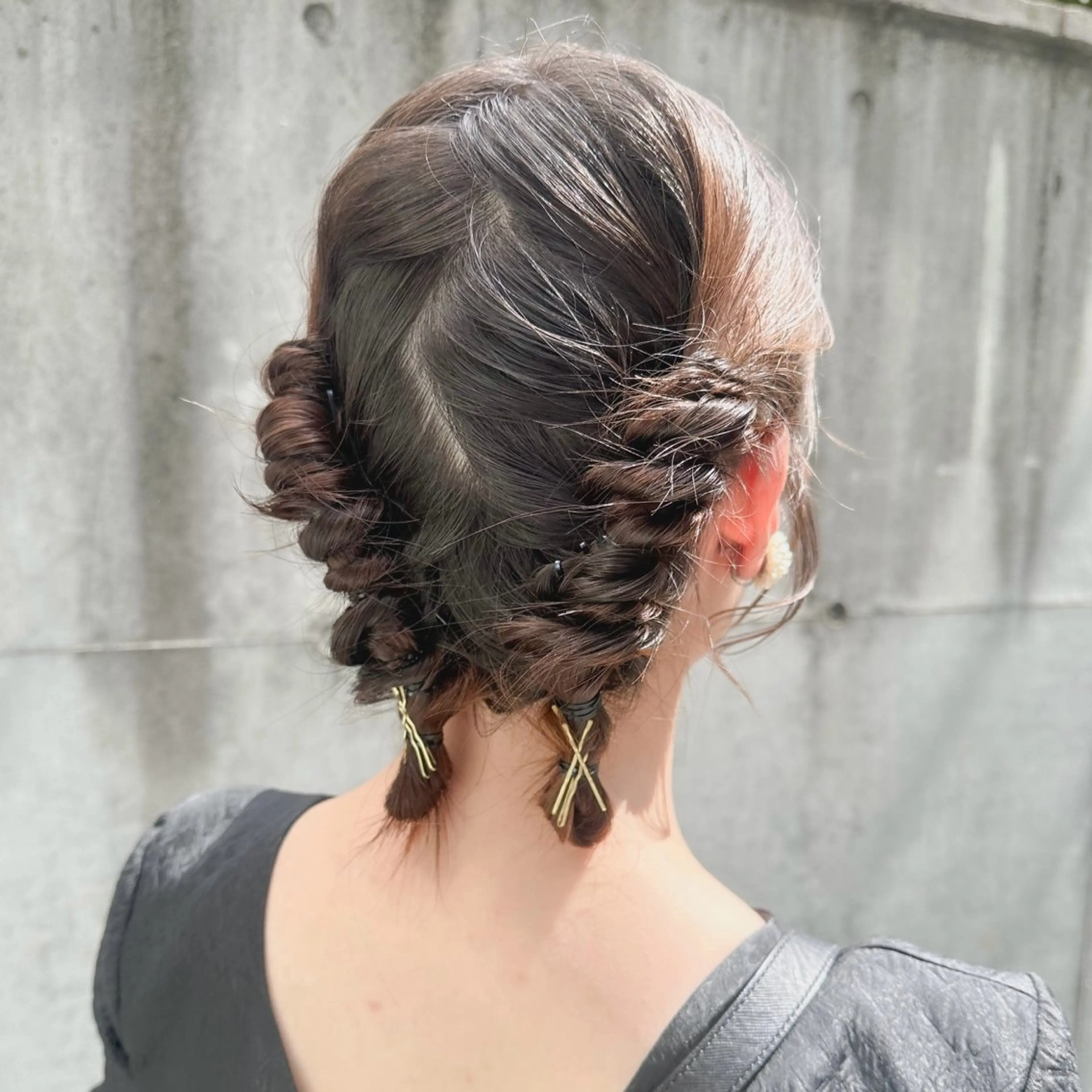 ミディアム ヘアアレンジ 🎗️似合わせ/小顔 顔周りカット/透明感のヘアスタイル