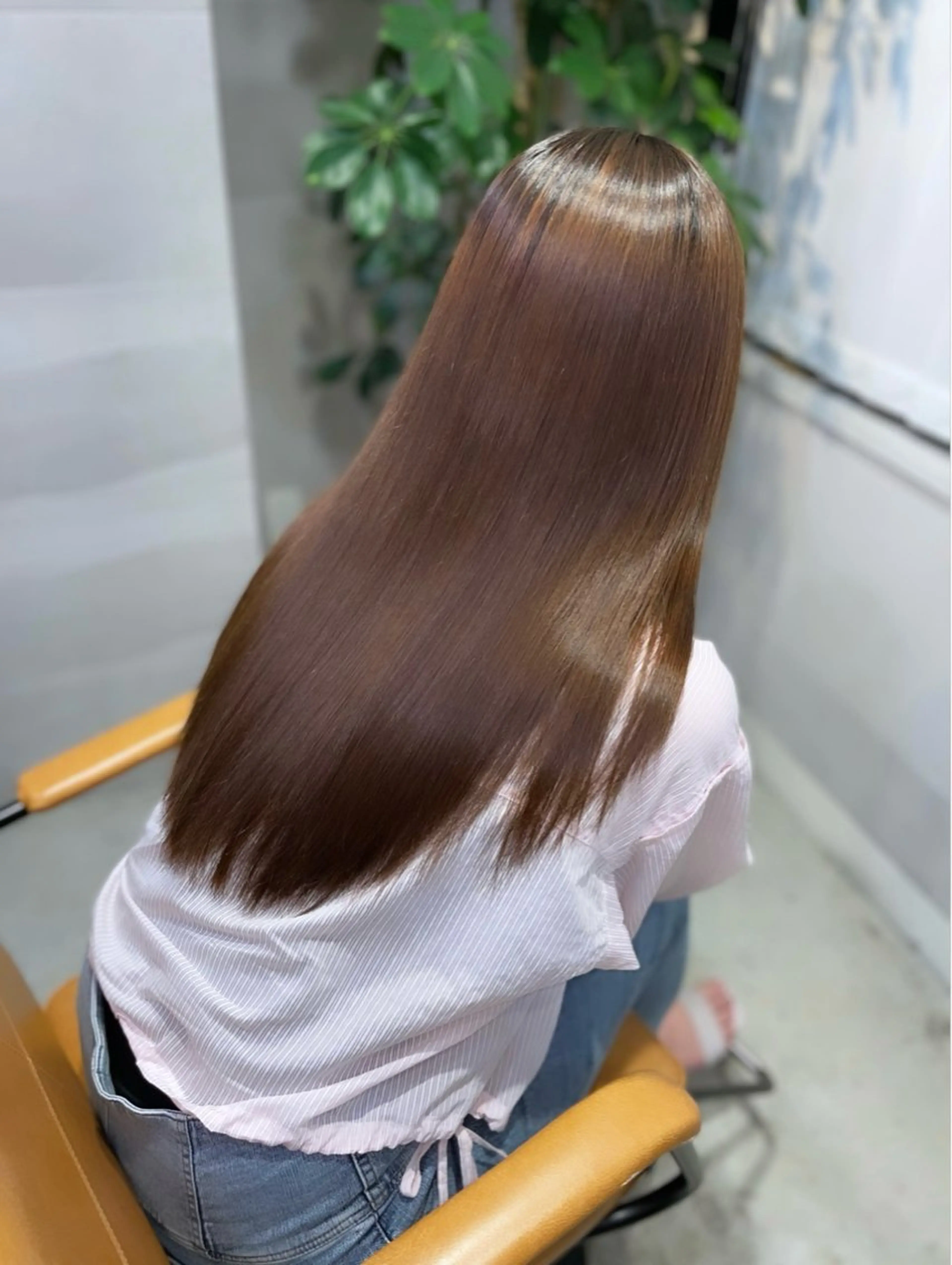 ロング くせ毛 縮毛矯正 縮毛矯正 トリートメント ガレリアエレガンテ栄店所属・ウルフカット/ ハッシュカット/山路のヘアスタイル