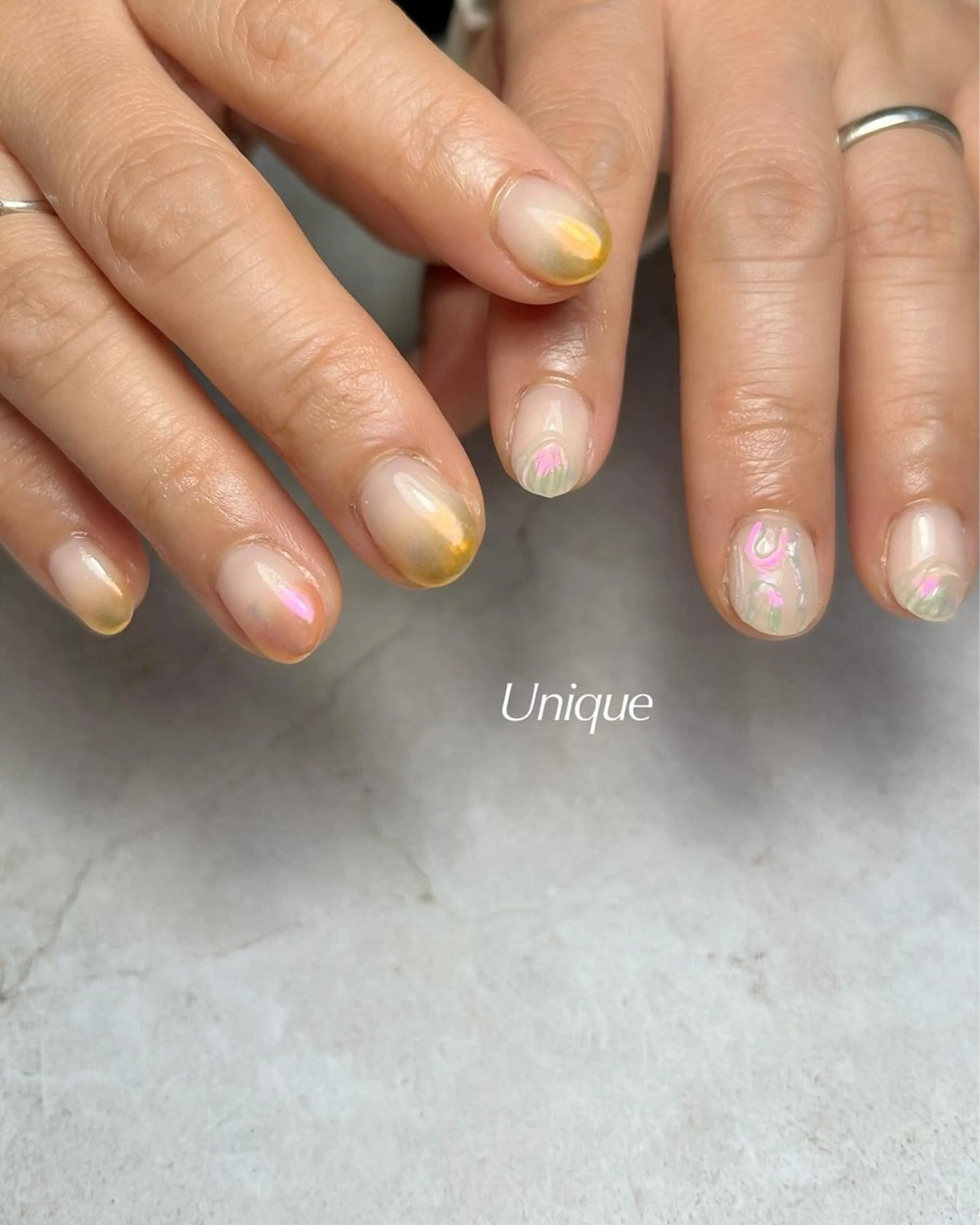 ネイル ハンドネイル Unique 【ユニーク】のネイルデザイン