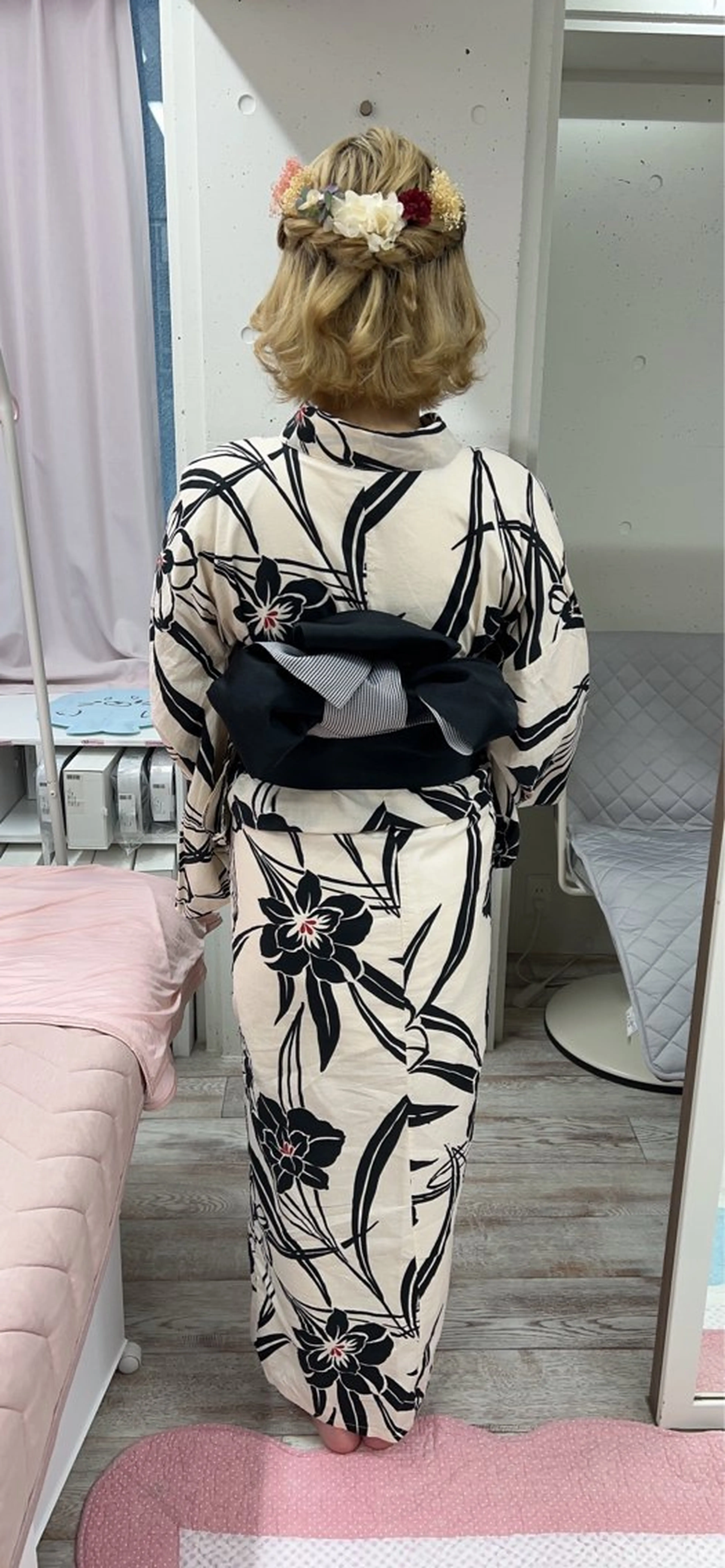 ヘアアレンジ 浴衣 ミルミー美容室所属・🦄💒💓齎藤 七海子🦄💒💓のマツエク・マツパデザイン