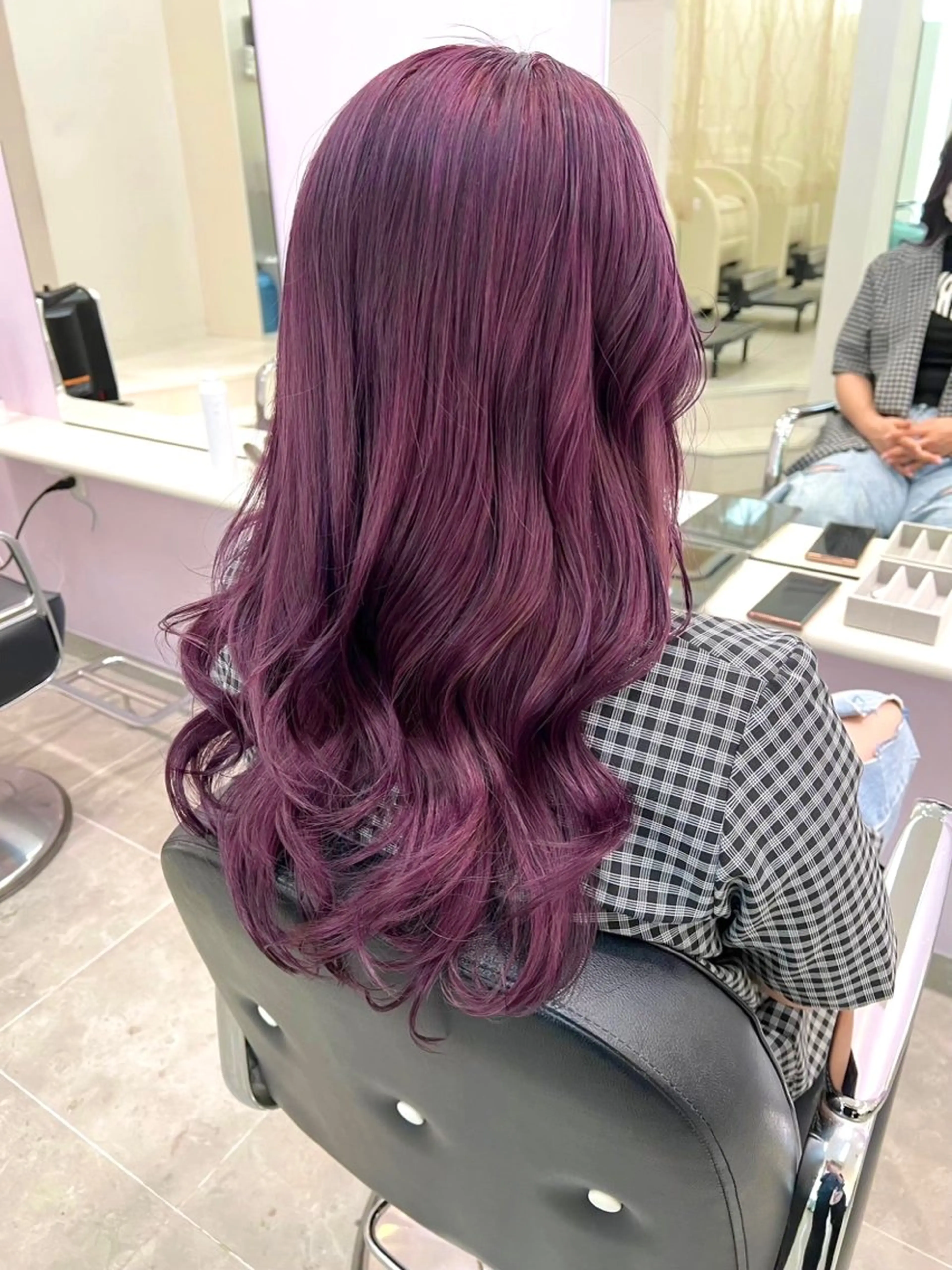 ロング ParveMix 佐々木梨紗🤍のヘアスタイル