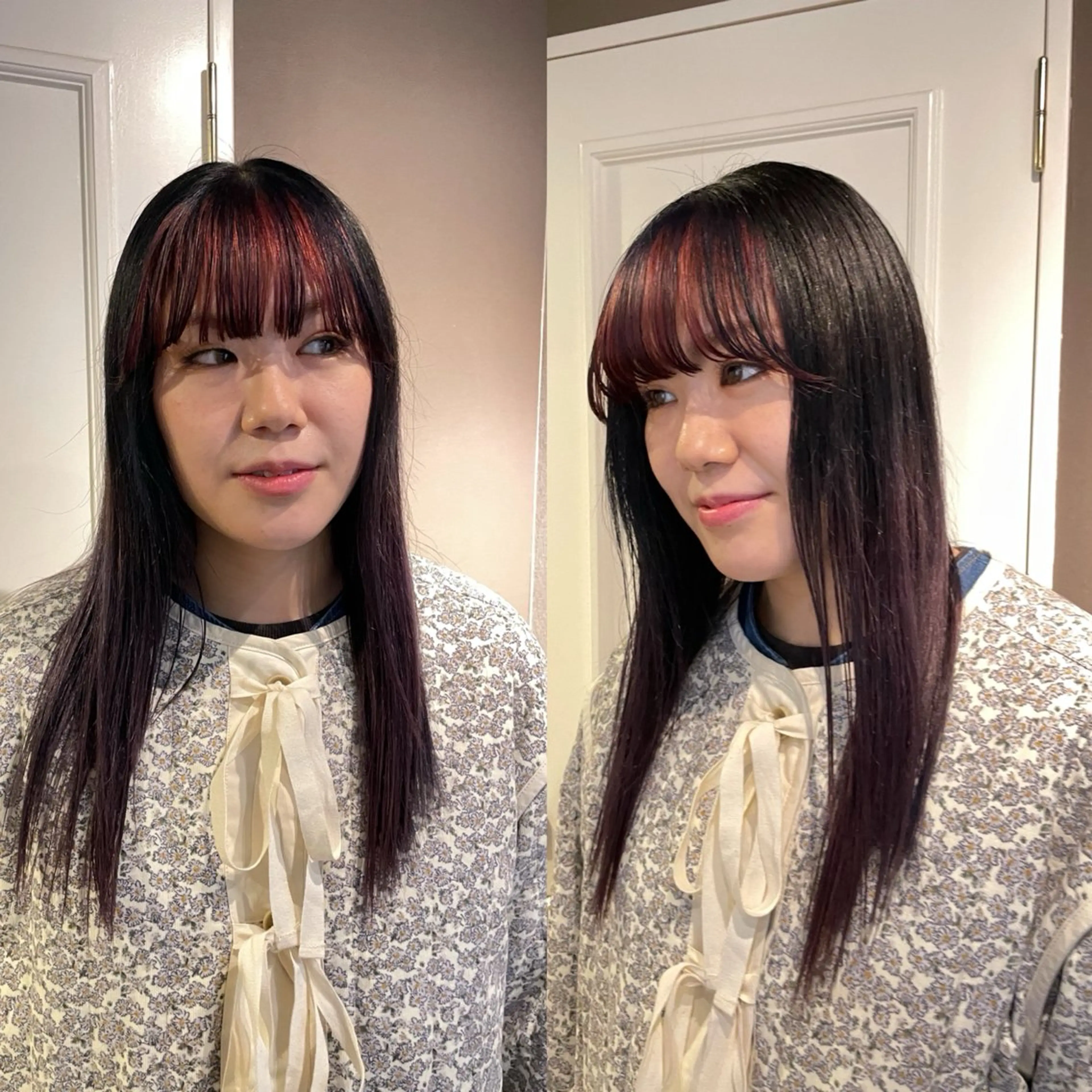 ロング カラー カット ヘアカラー トリートメント 佐野 えり奈のヘアスタイル