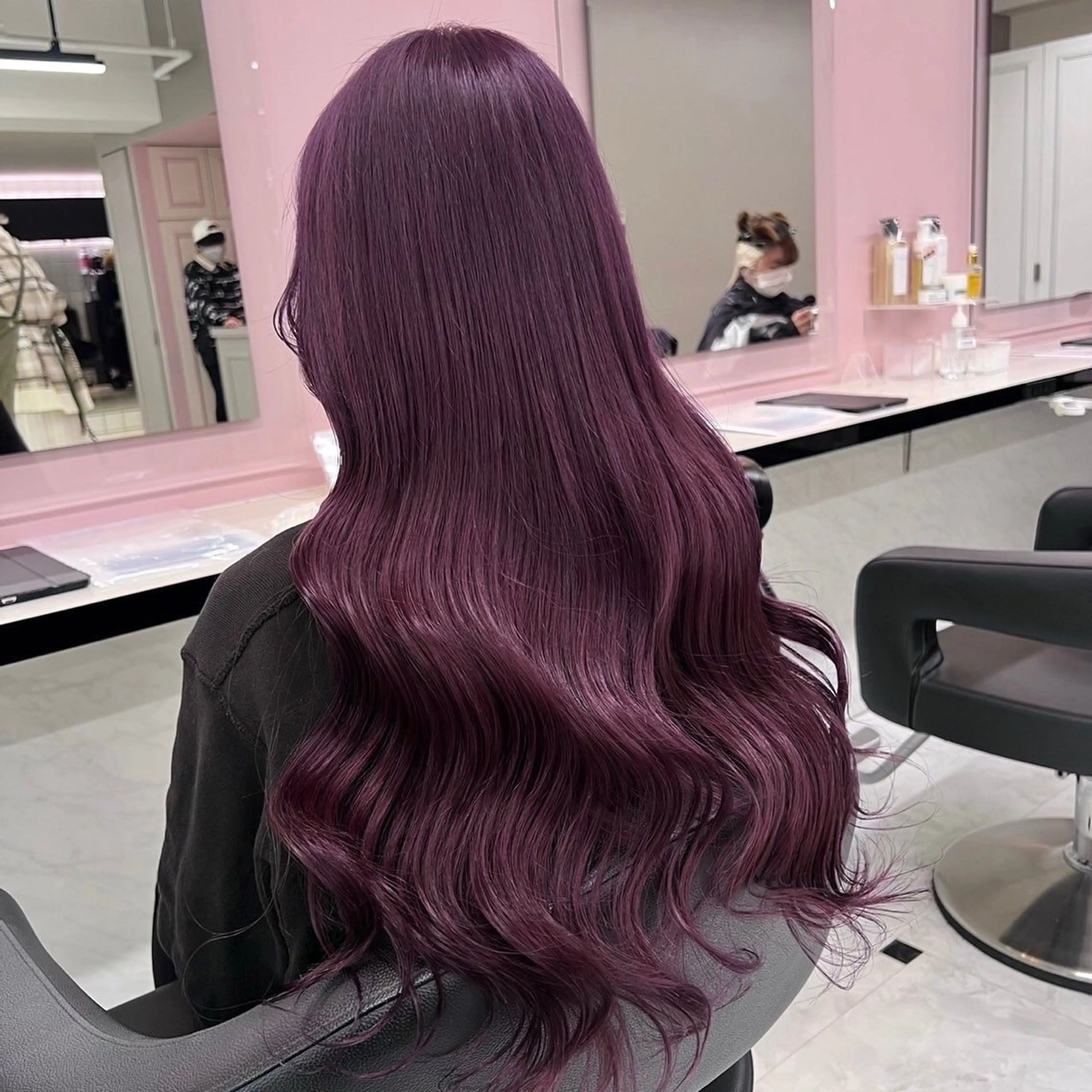 カラー ヘアカラー 韓国風hair🖤 Maria🖤のヘアスタイル