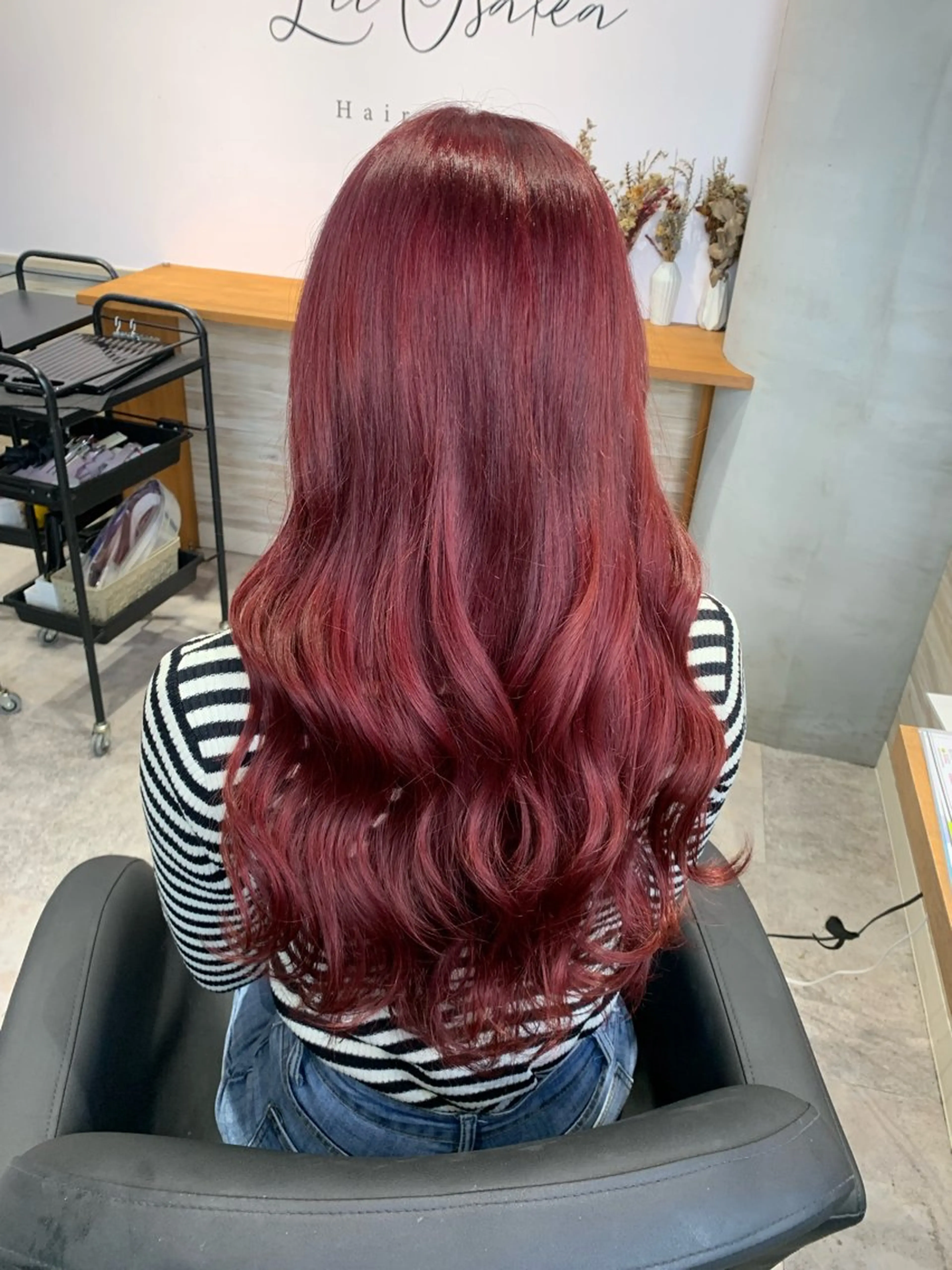 ロング shes茶屋町アリサ 🎀顔周り×韓国風のヘアスタイル