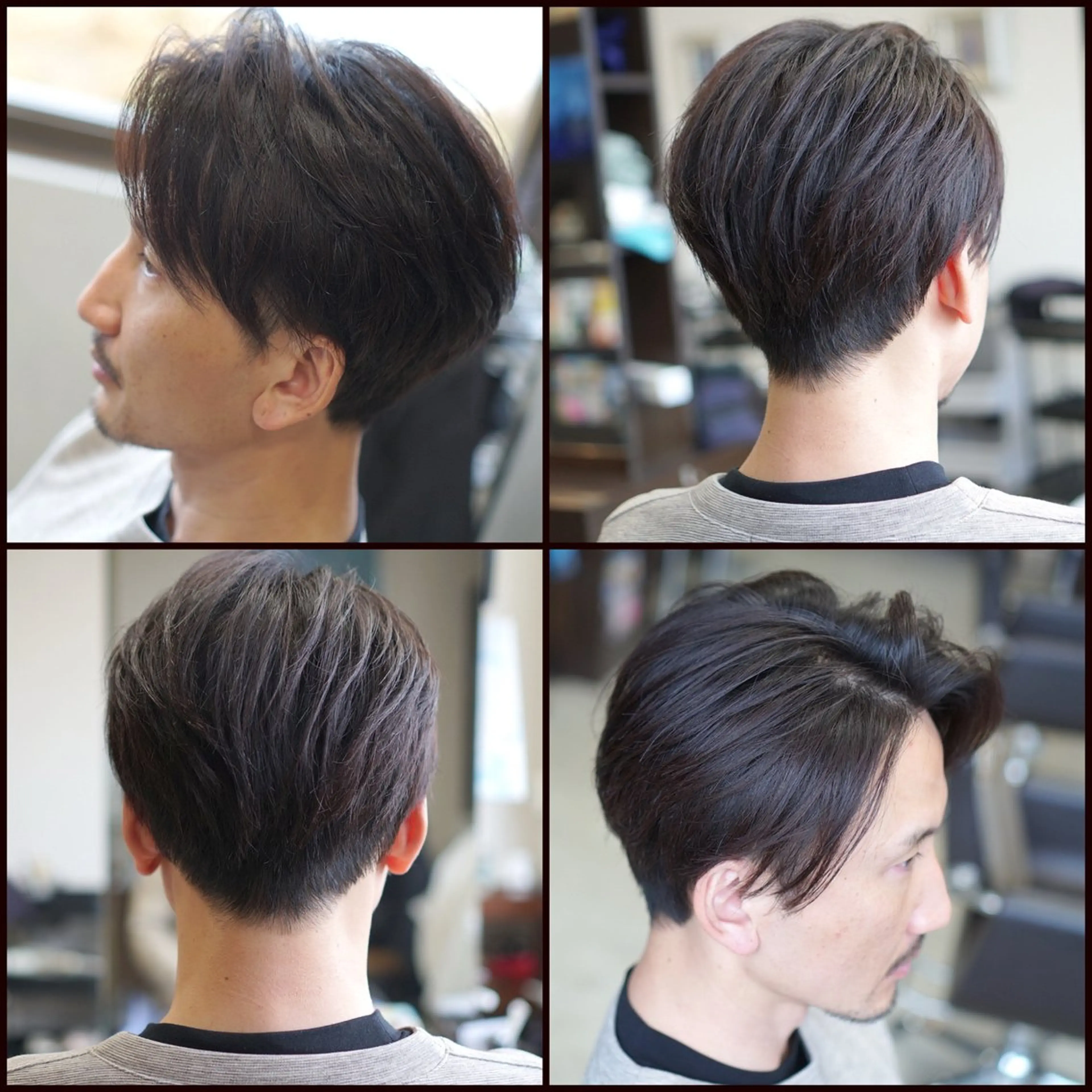 ショート メンズ カット 中島 剛のヘアスタイル