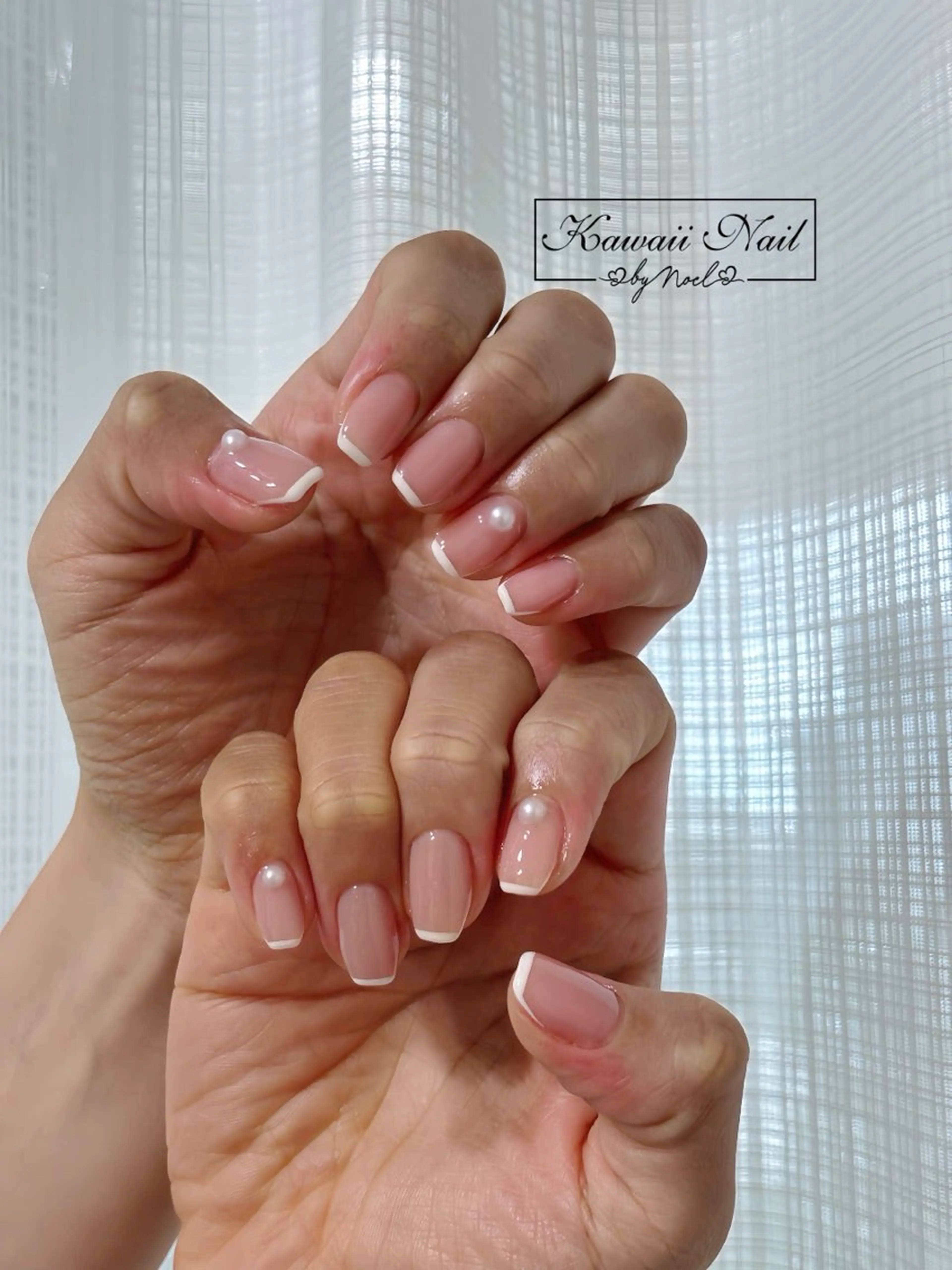 ネイル アートネイル フットネイル フレンチネイル ジェルネイル 韓国ネイル ハンドネイル フットネイル ハンドケア Kawaii Nail Salon所属・Kawaii-jp Tomisatoのネイルデザイン