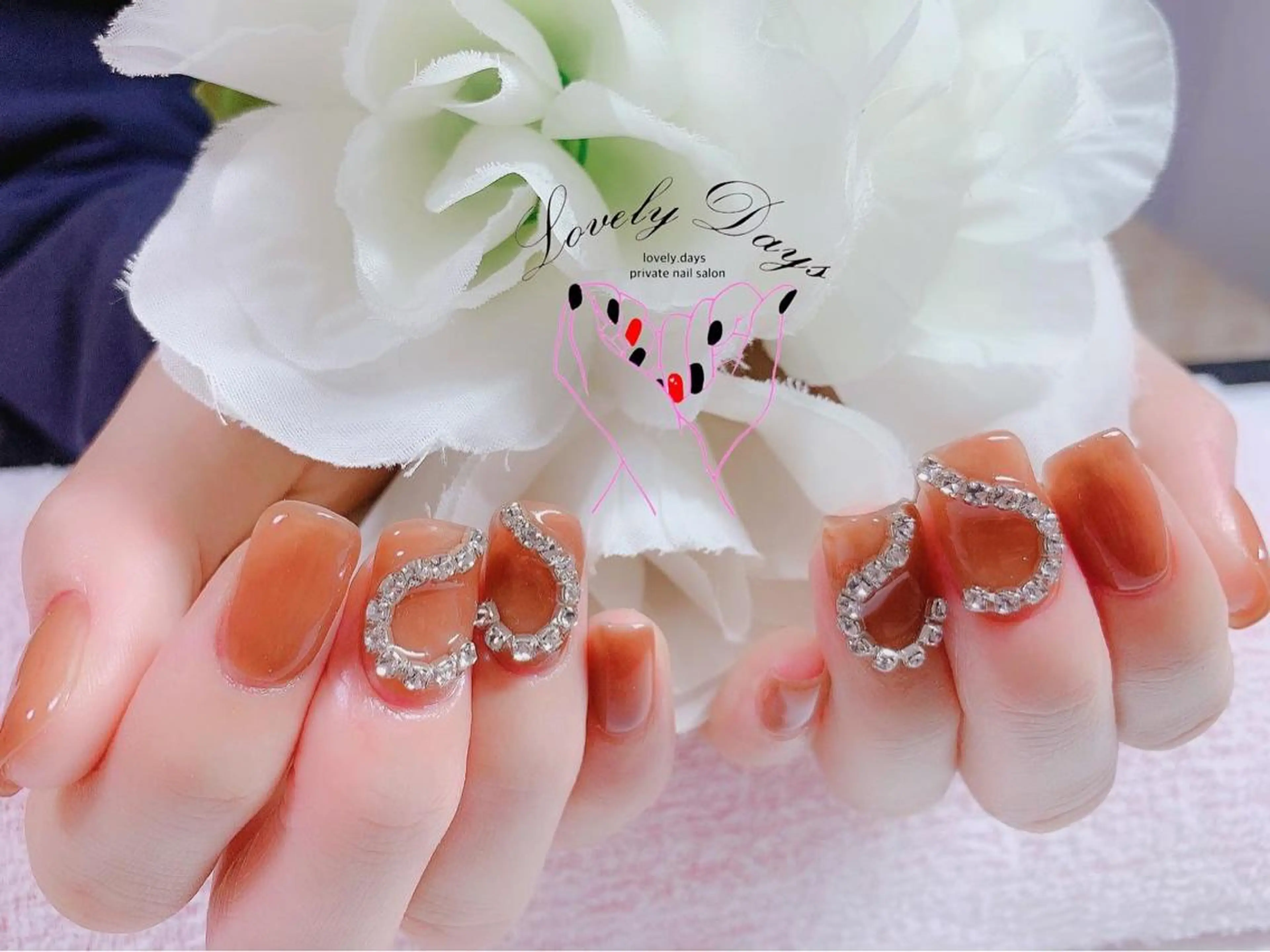 ネイル シンプルネイル ハンドネイル LovelyDays ゆいのネイルデザイン