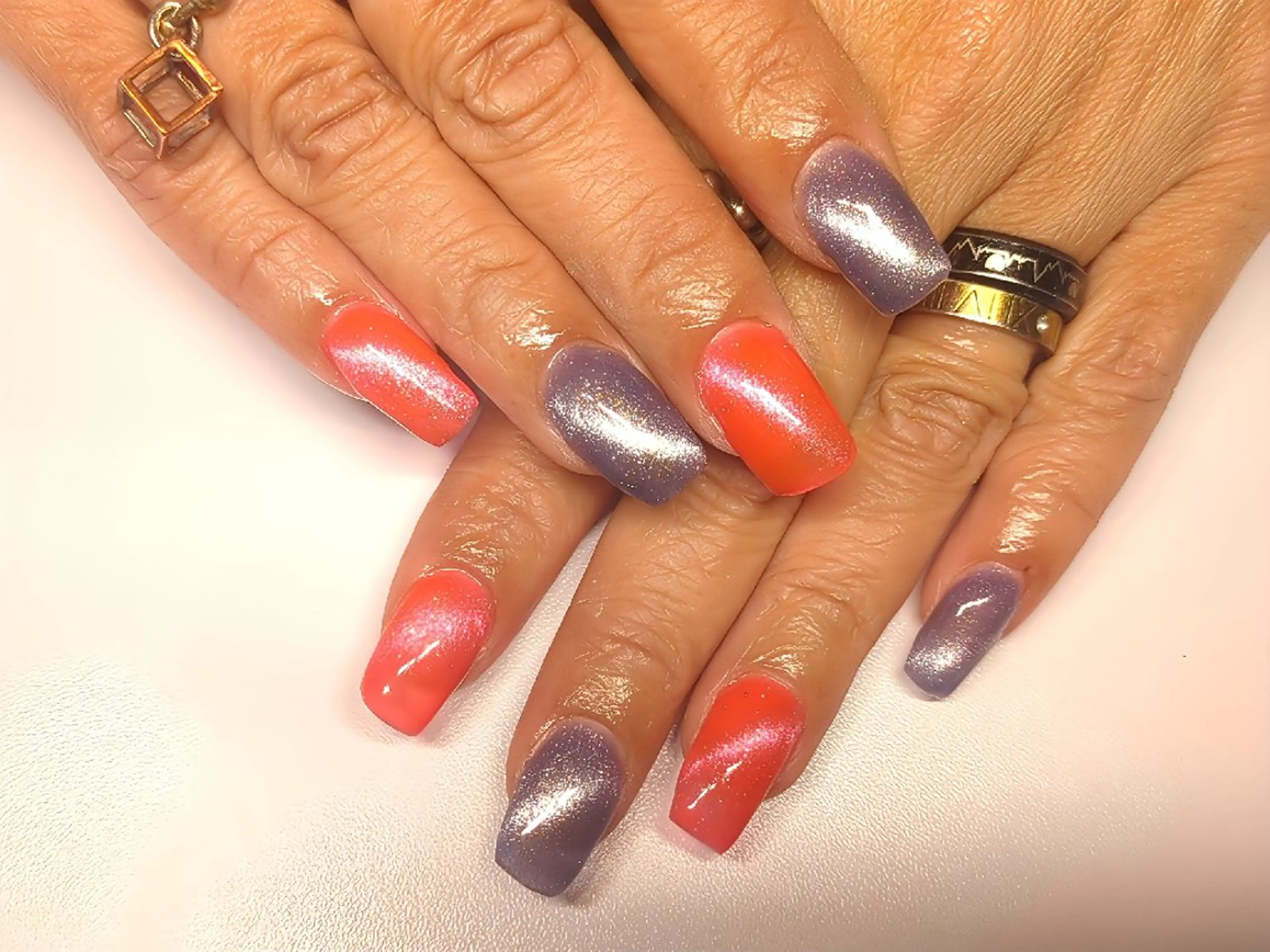 ミディアム AQUA nailのネイルデザイン