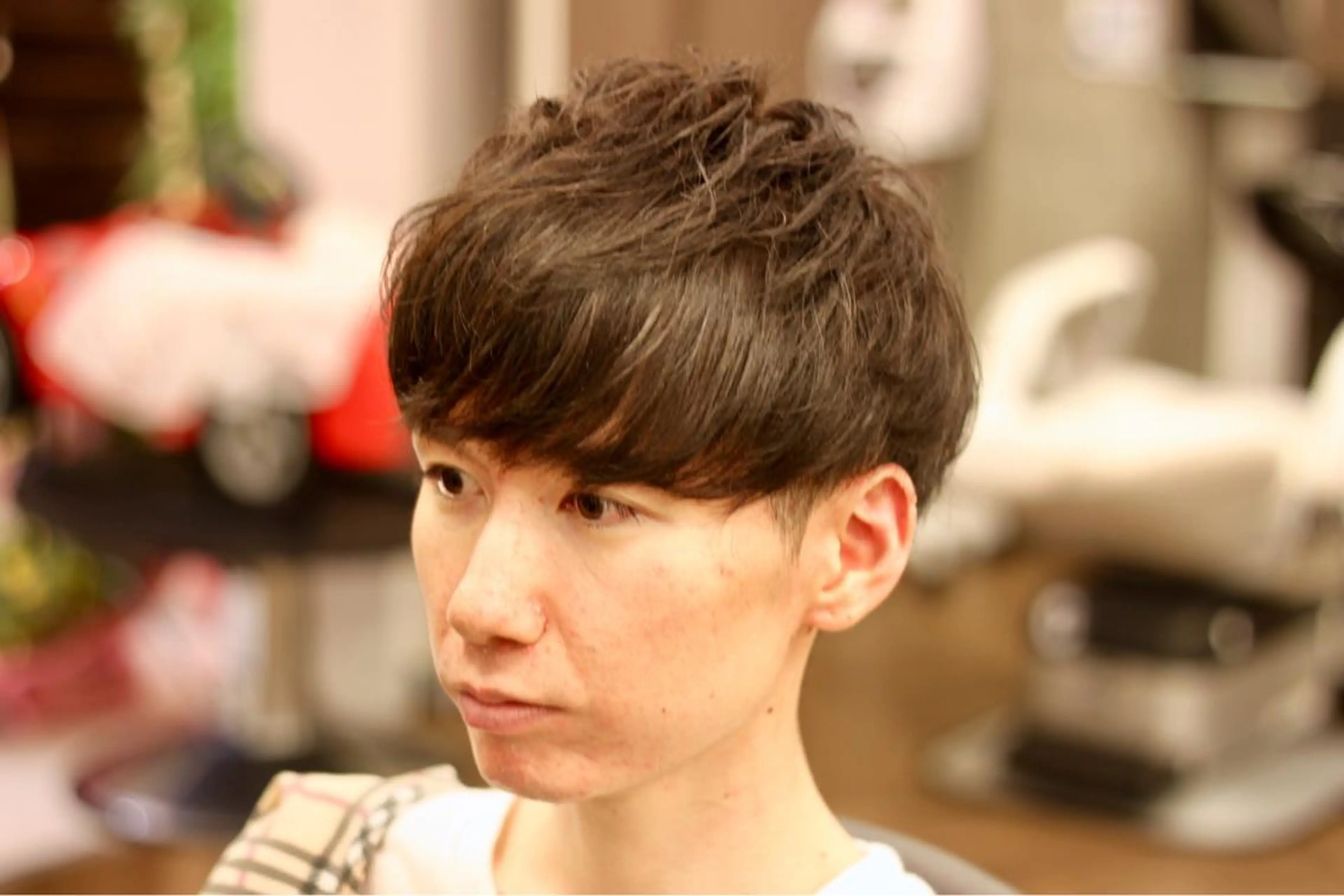 ショート カラー メンズ カット ヘアカラー 前田賢生 ご新規様はNGのヘアスタイル