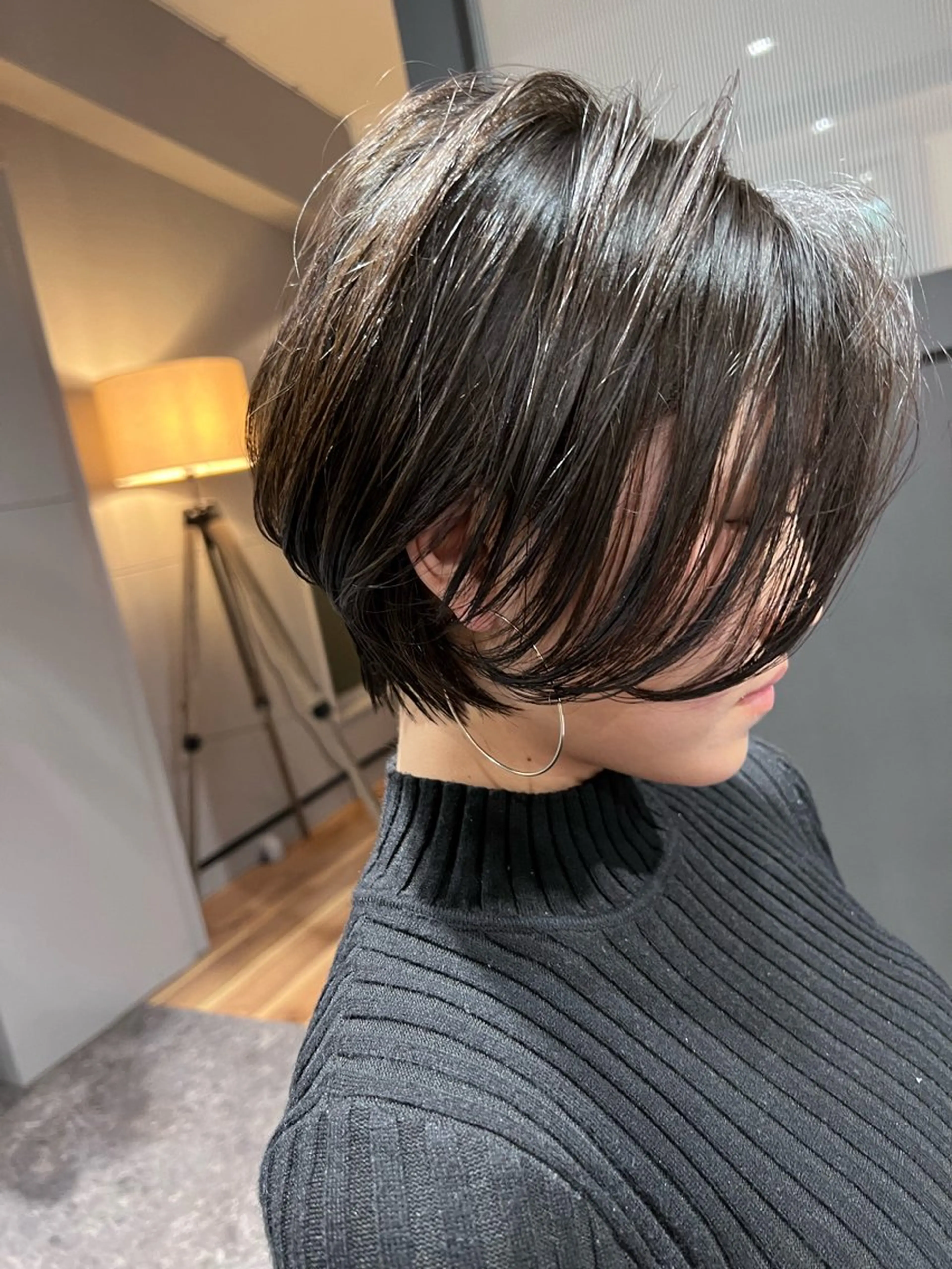 ショート カラー イルミナカラー トリートメント カット ヘッドスパ OAK 中目黒のヘアスタイル