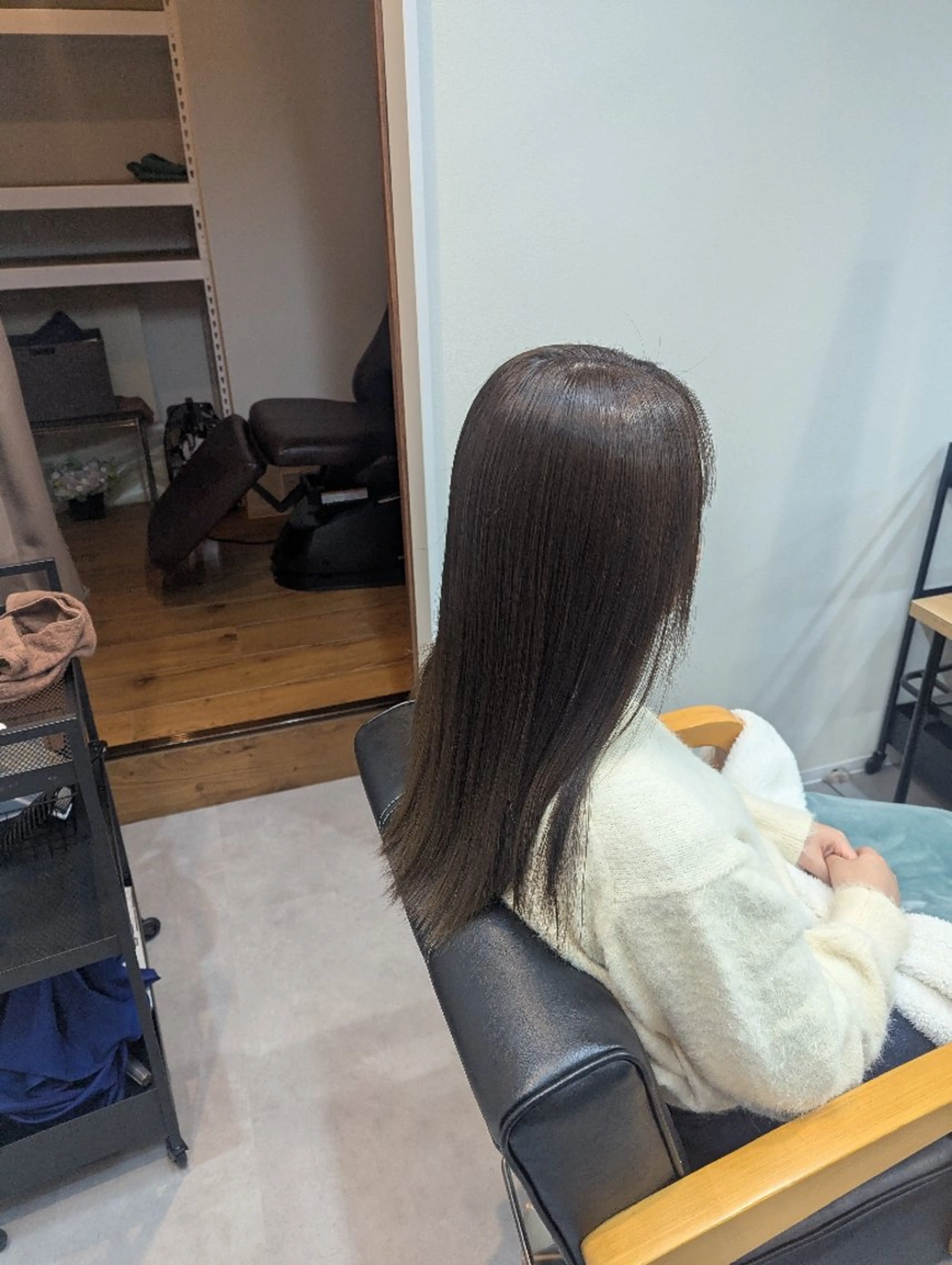 ロング カラー ブラウンカラー チョコレートブラウン 23(土)のみ　平日 限定スパ受付可能🉑のヘアスタイル