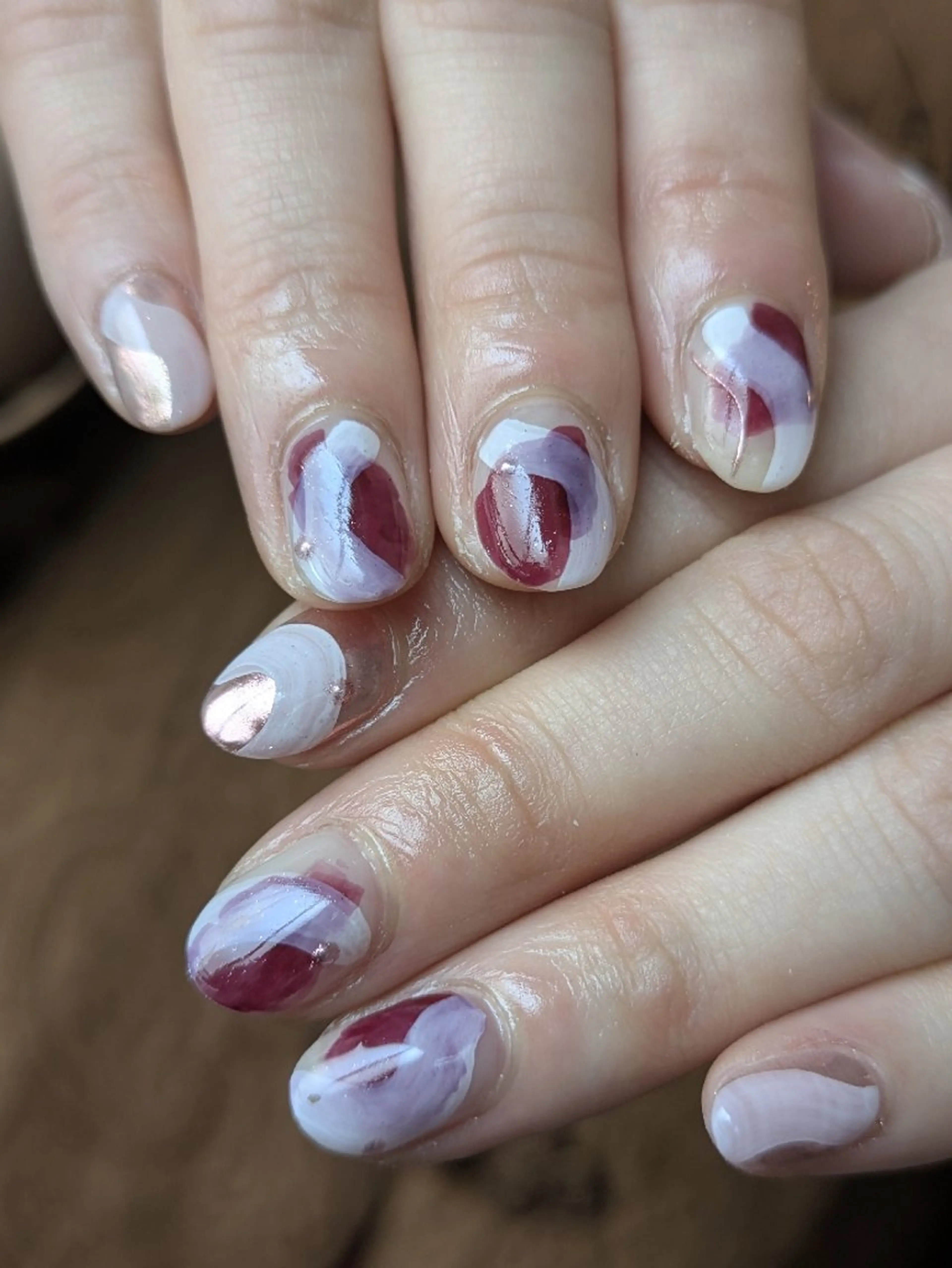 ネイル ハンドネイル ニュアンスネイル 【新宿三丁目】AMIのネイルデザイン