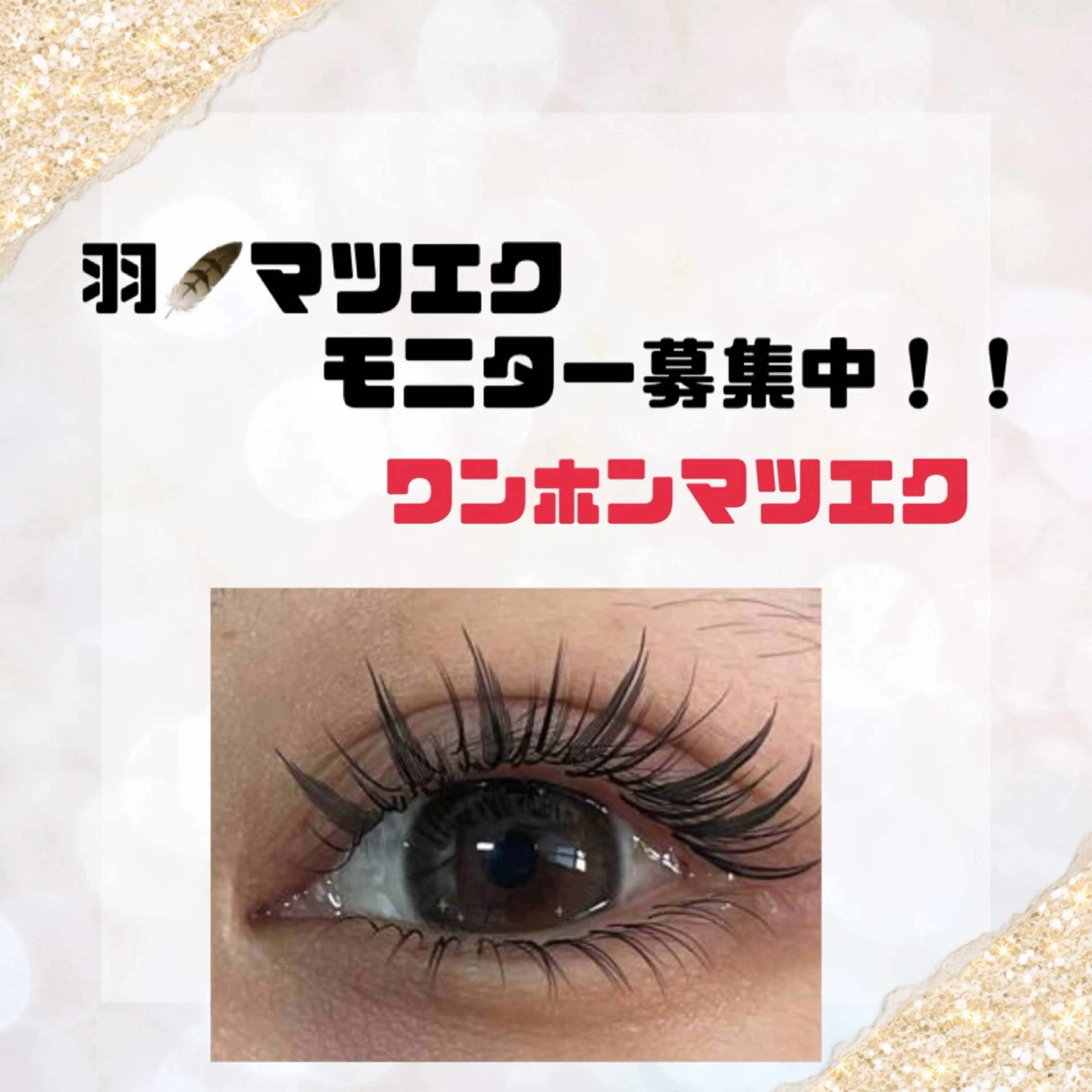 1日1名限定❣️次世代ワンホン【羽マツエク】モデル❣️の写真