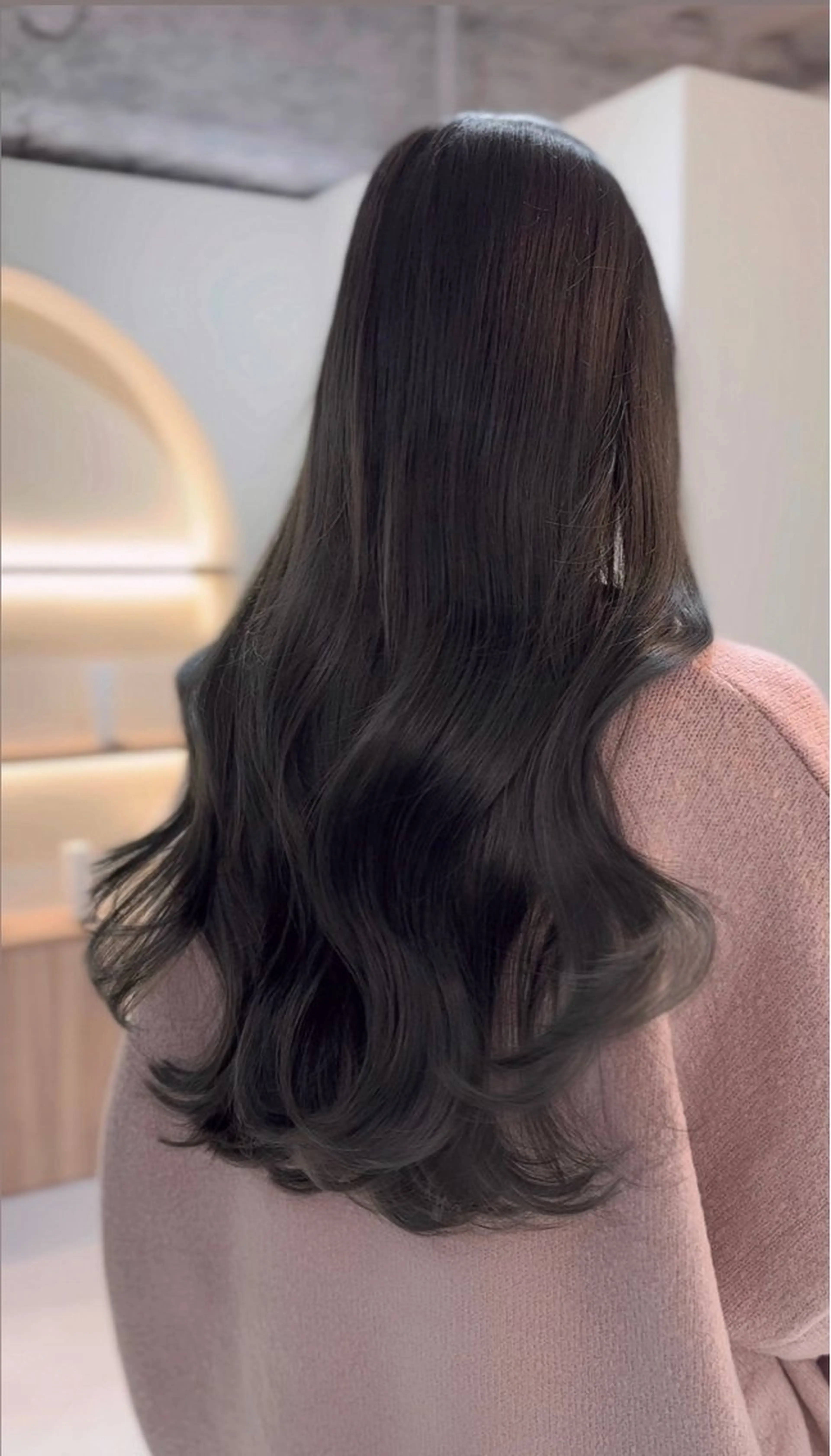 ロング カット ヘアカラー トリートメント 🩶レイヤー/艶髪/ 顔周り/韓国風/輝士のヘアスタイル