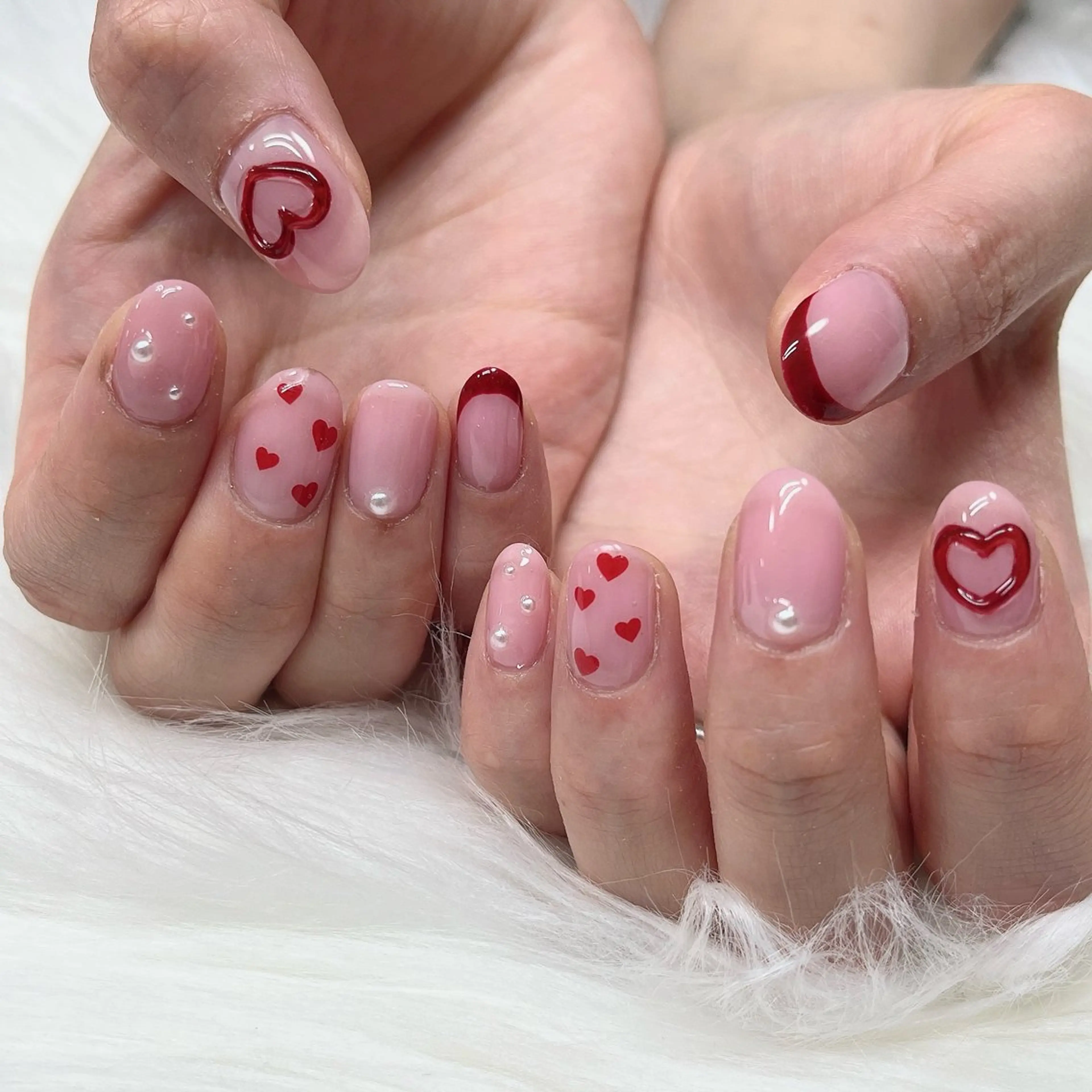 ネイル アートネイル キラキラネイル 韓国ネイル ラメ(グリッター) ロングネイル ハンドネイル 🐕🦺Yappy 💗A-tanのネイルデザイン