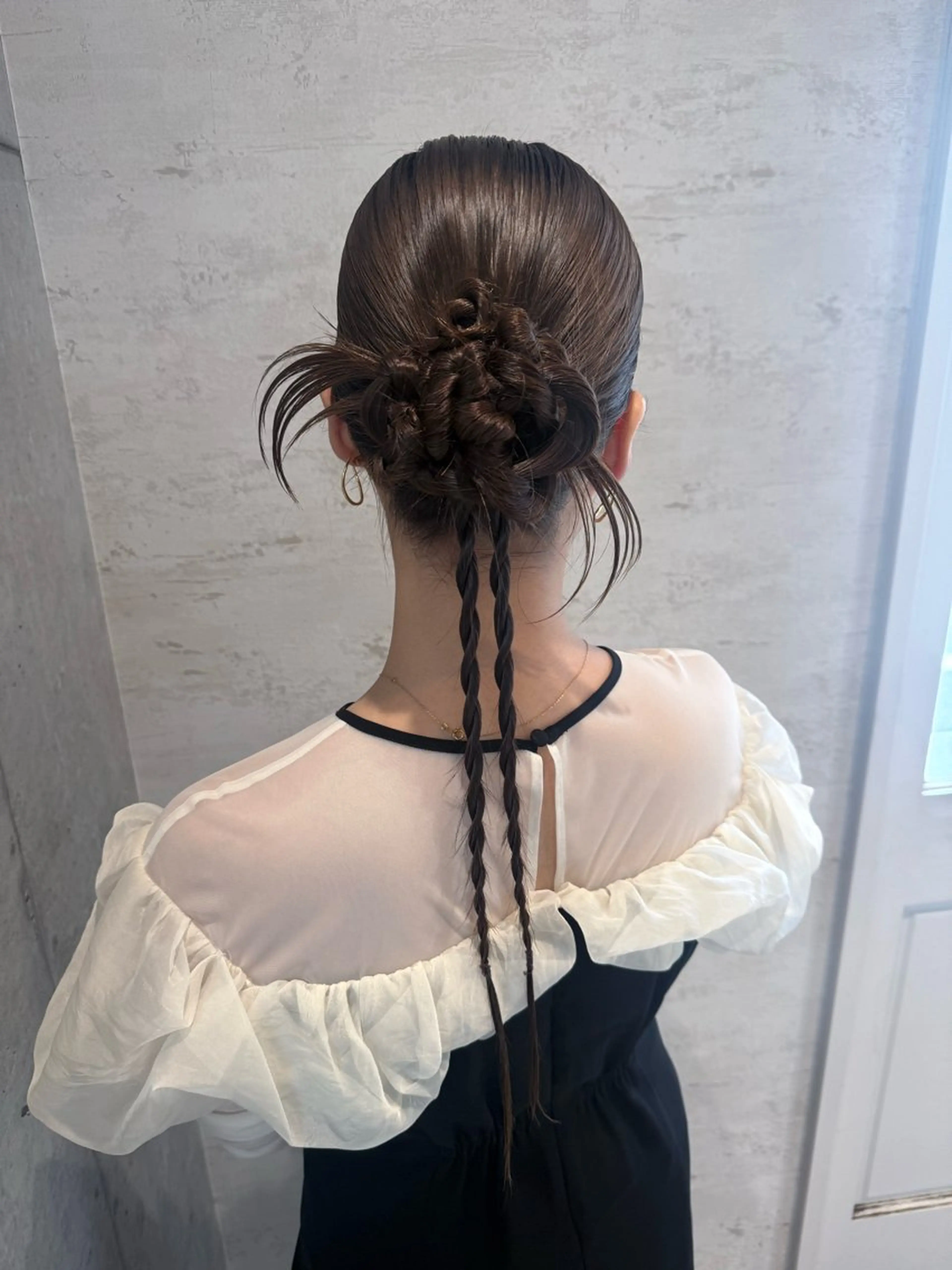 ロング ヘアアレンジ ヘアセット 女性に人気♪ はやしほのかのヘアスタイル