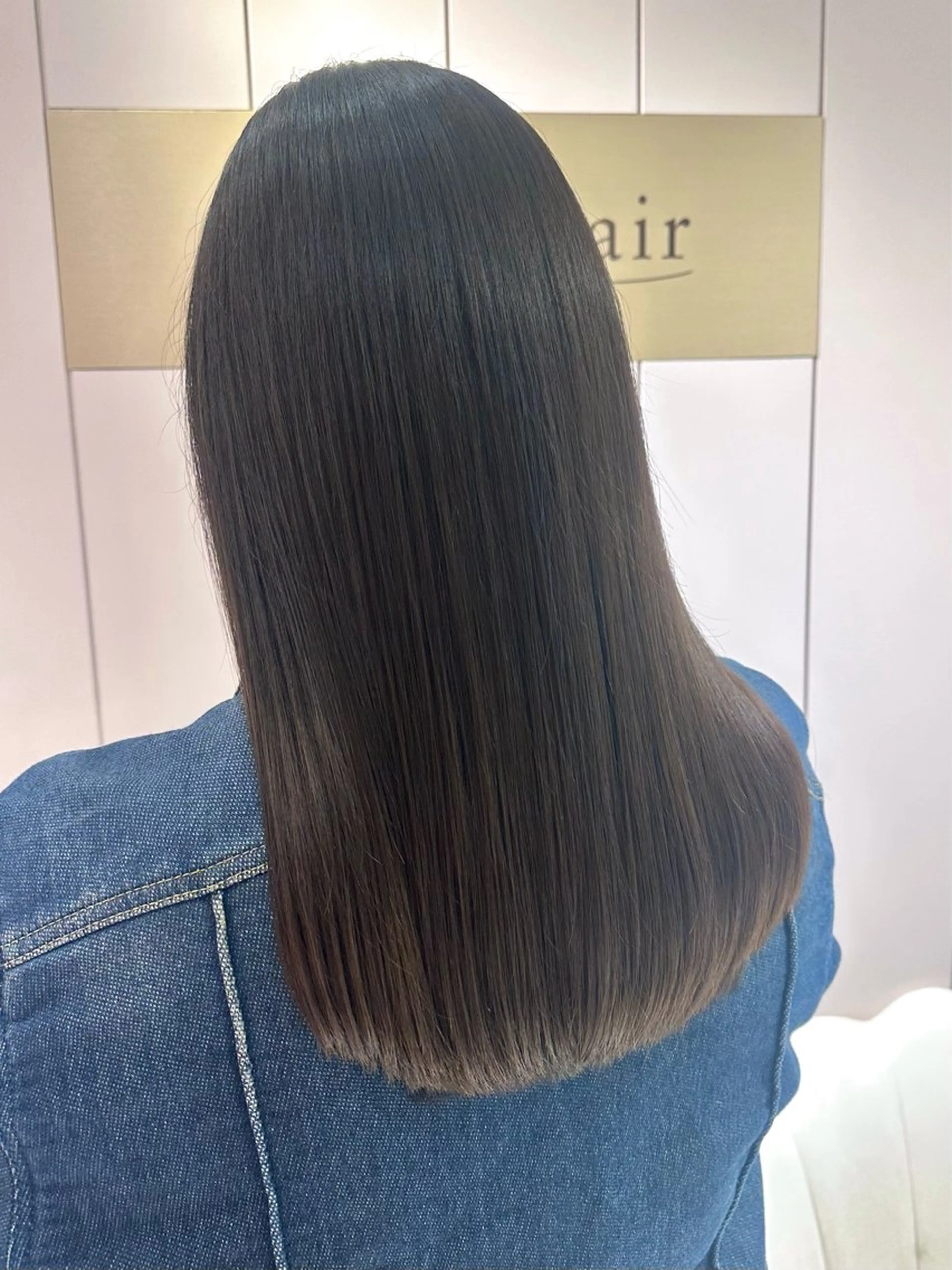 ロング カラー アッシュ ベージュカラー トリートメント カット ヘアカラー トリートメント ヘッドスパ 【髪質改善】韓国ヘア 🌷miku🌷のヘアスタイル