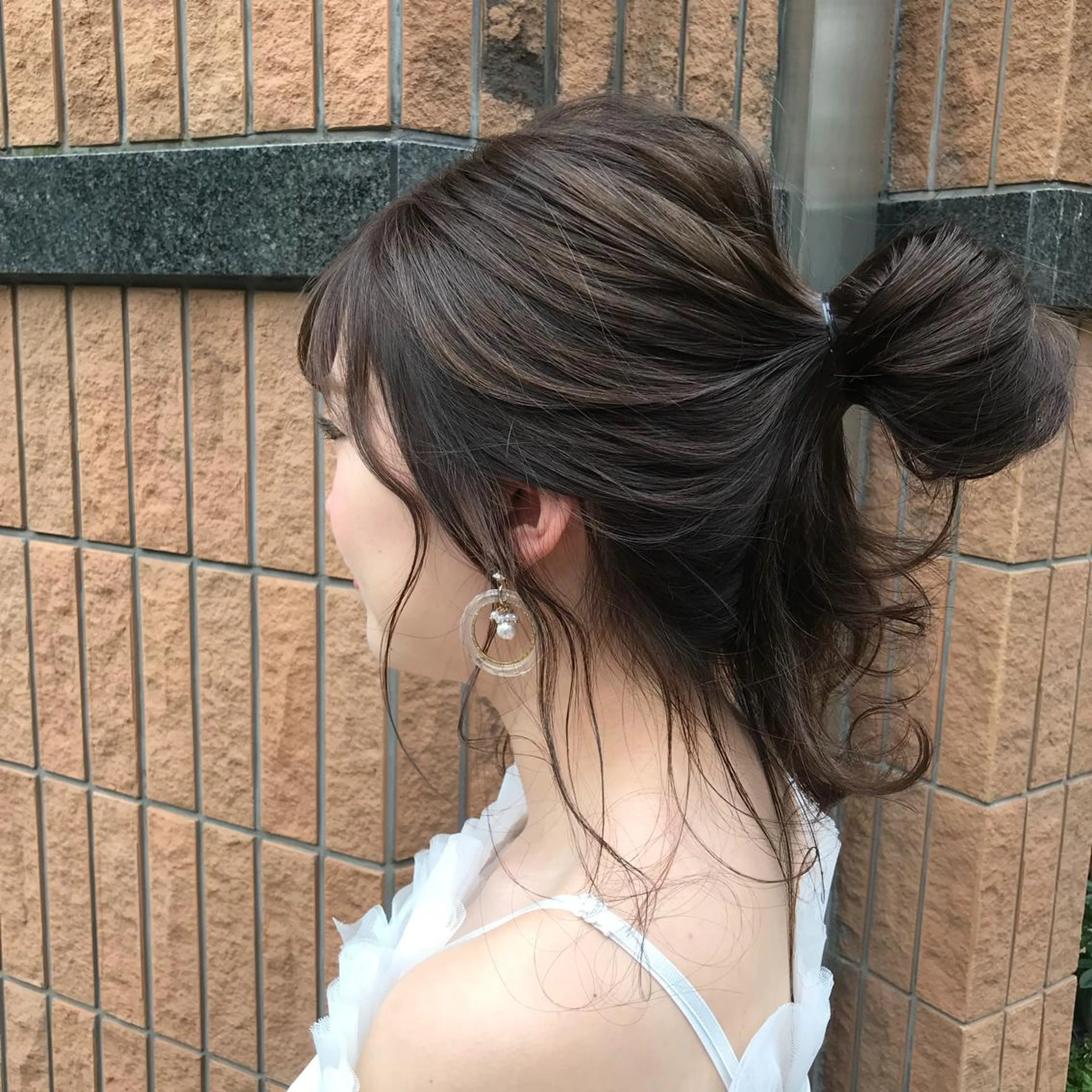 ロング カラー ヘアカラー トリートメント レイヤー/顔周り /AKARIのヘアスタイル