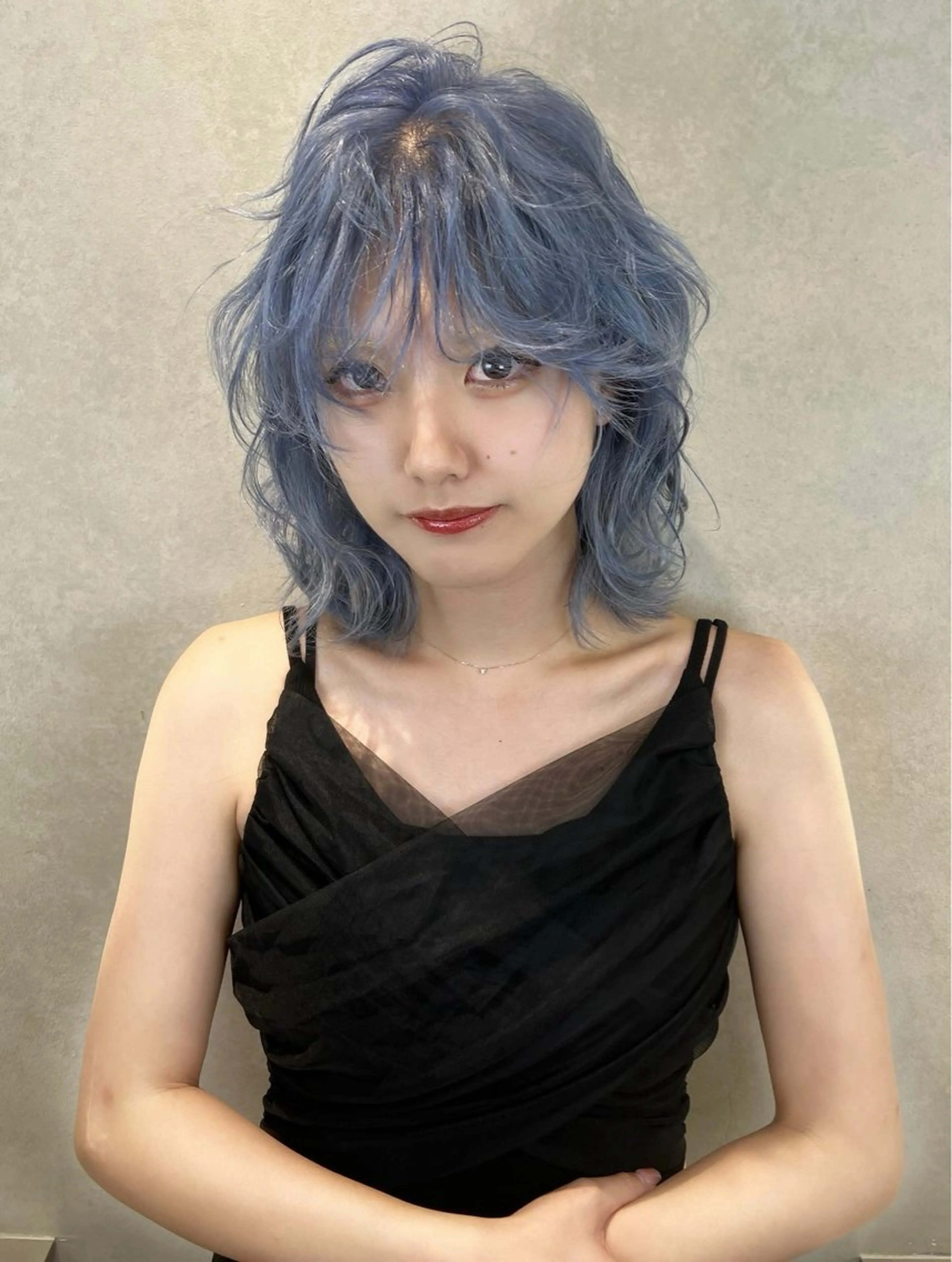 ミディアム ヘアカラー トリートメント ヘアセット 🤍ハル🤍/モテ髪 ヘア🎀/ハイトーンのヘアスタイル