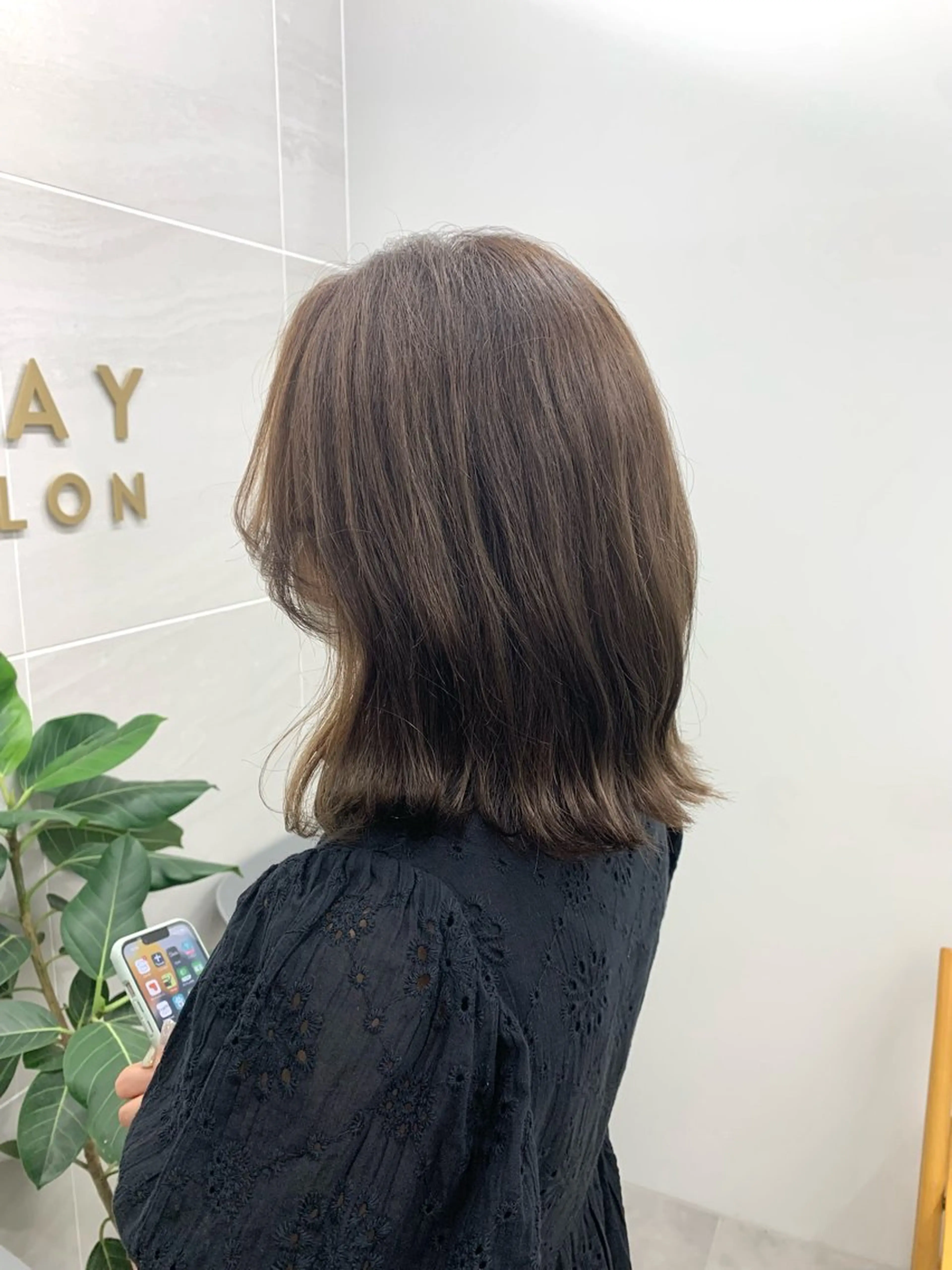 ミディアム カラー アッシュ ベージュカラー ヘアカラー ヘッドスパ 本格ヘッドスパ🌿 ×ヘア　佐藤のヘアスタイル