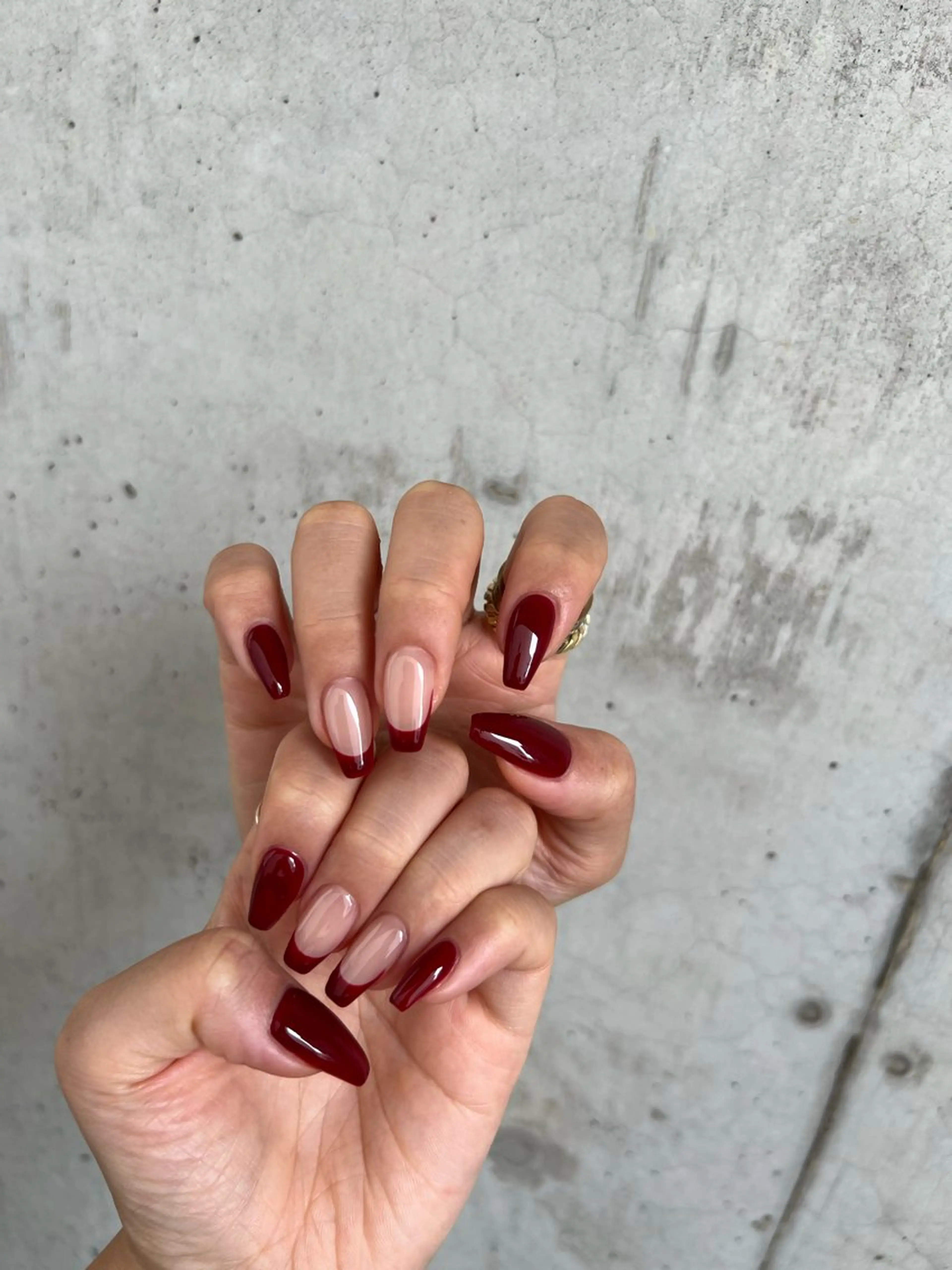 ネイル フレンチネイル 持ち込み ハンドネイル ハンドケア Charme. NOBUKOのネイルデザイン