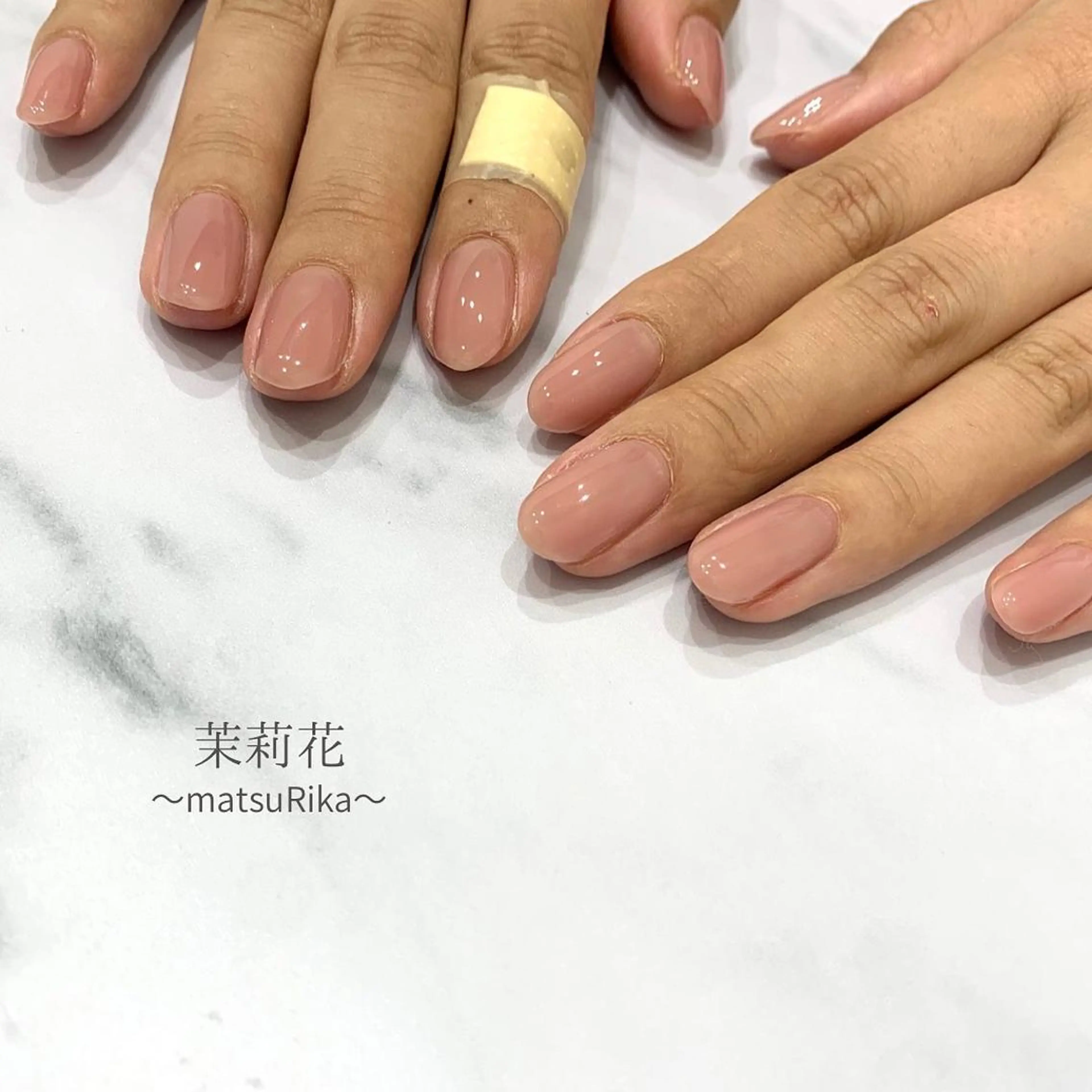 ネイル ワンカラーネイル シンプルネイル ハンドネイル nail salon matsuRikaのネイルデザイン